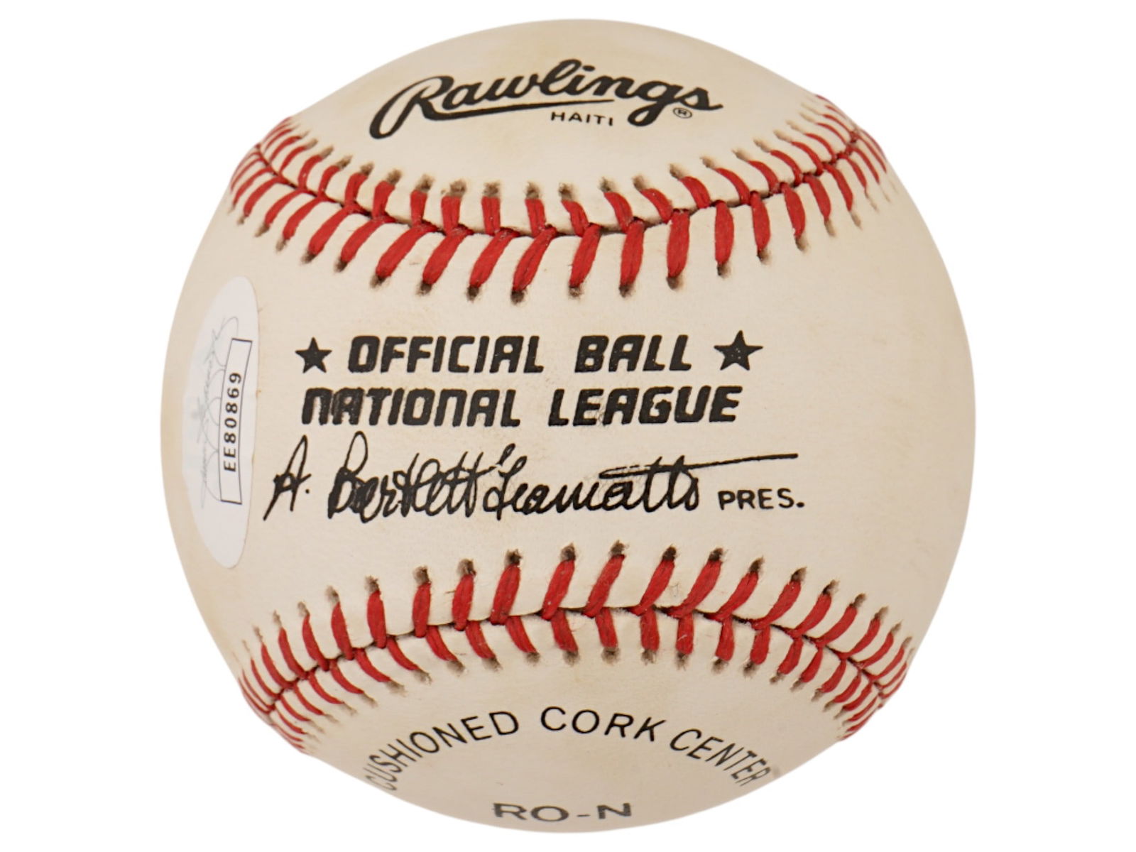 WARREN SPAHN AUTOGRAPHED BASEBALL JSA AUTH - 5