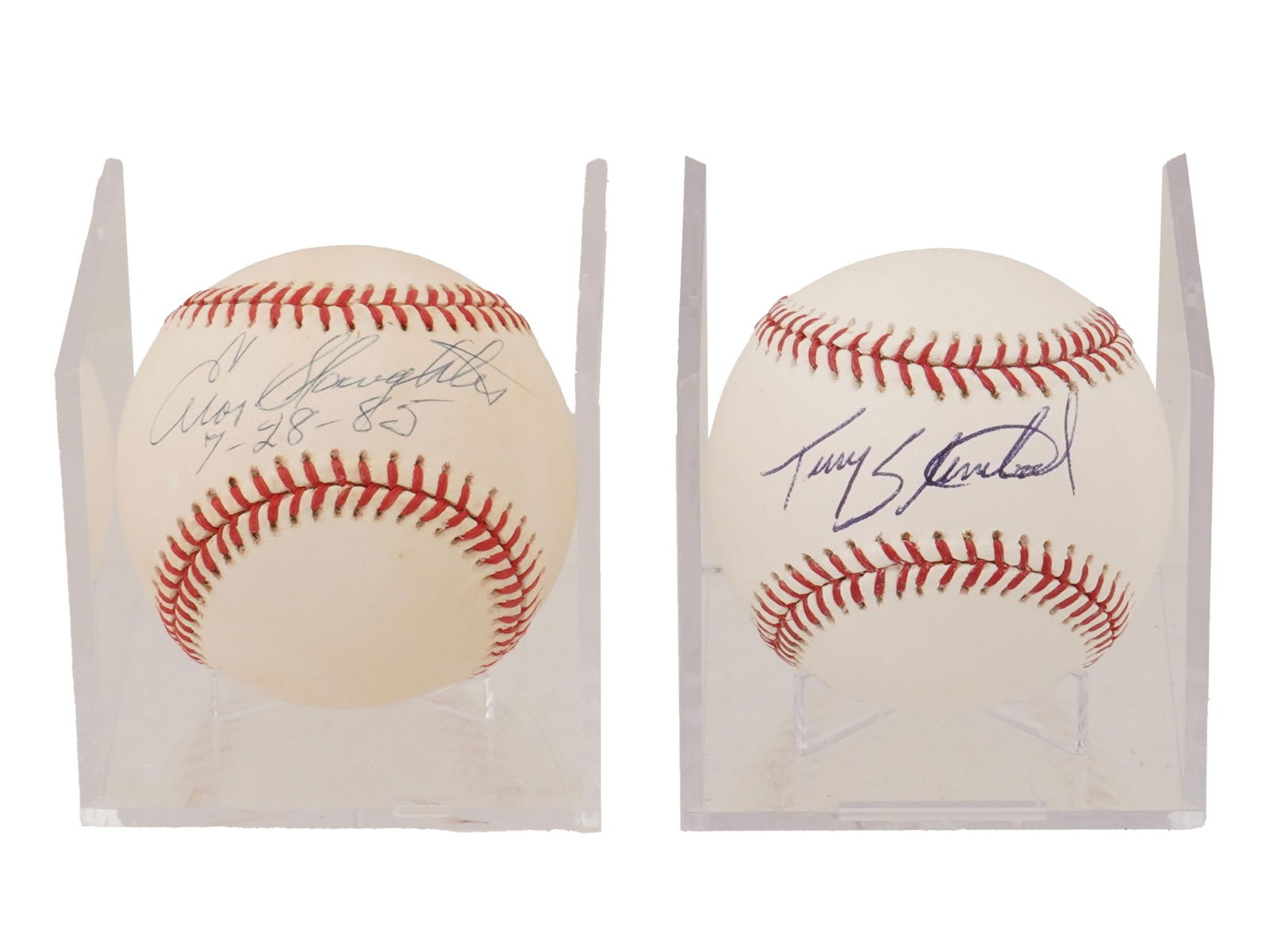 AMERICAN OFFICIAL BASEBALLS AUTOGRAPHED ENOS SLAUGHTER (1 of 6)