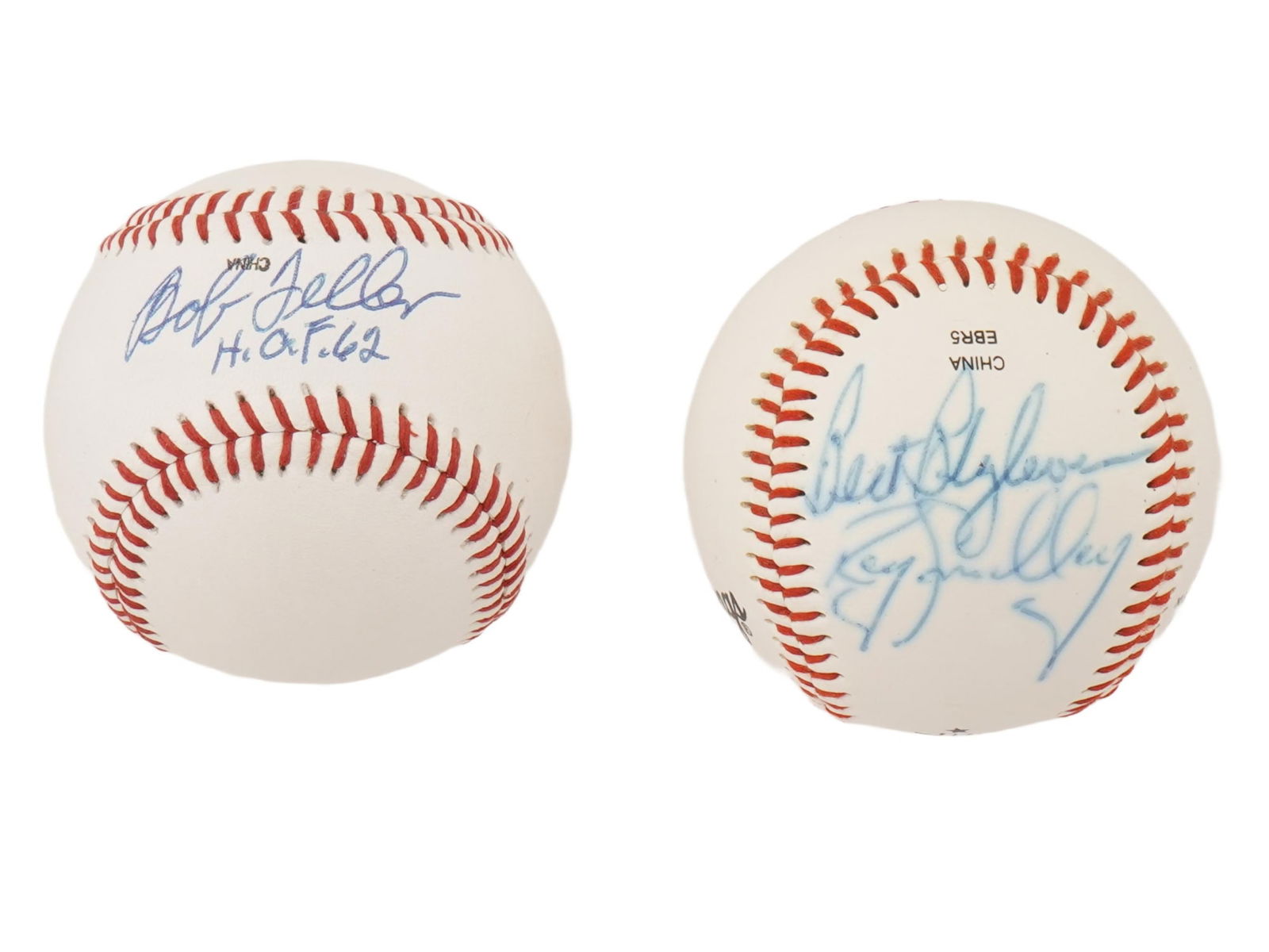 AMERICAN OFFICIAL BASEBALLS 1 AUTOGRAPHED BY BOB FELLER (1 of 5)