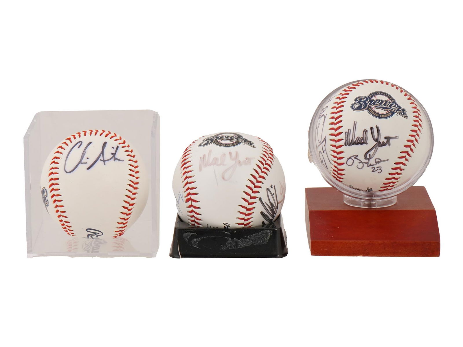 AMERICAN BREWERS BASEBALLS AUTOGRAPHED BY MLB PLAYERS (1 of 5)