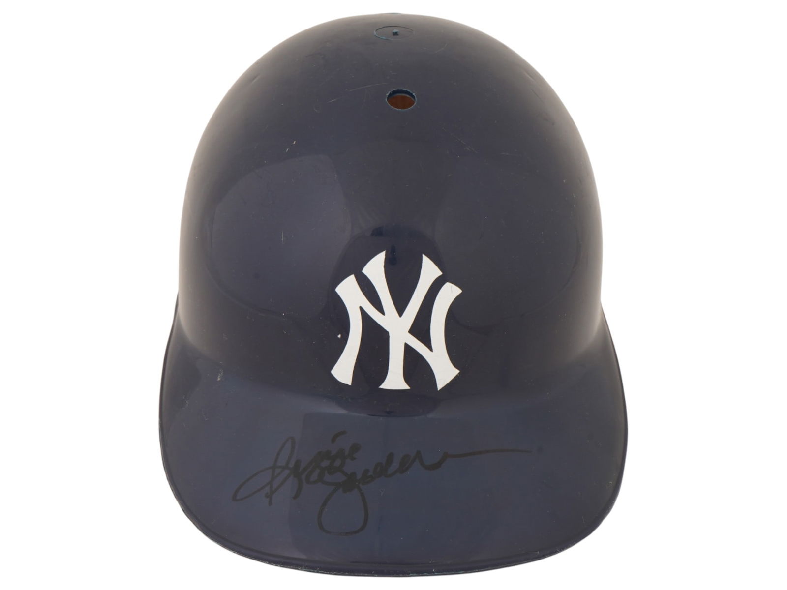 REGGIE JACKSON SIGNED NY YANKEES PLASTIC HELMET (1 of 8)