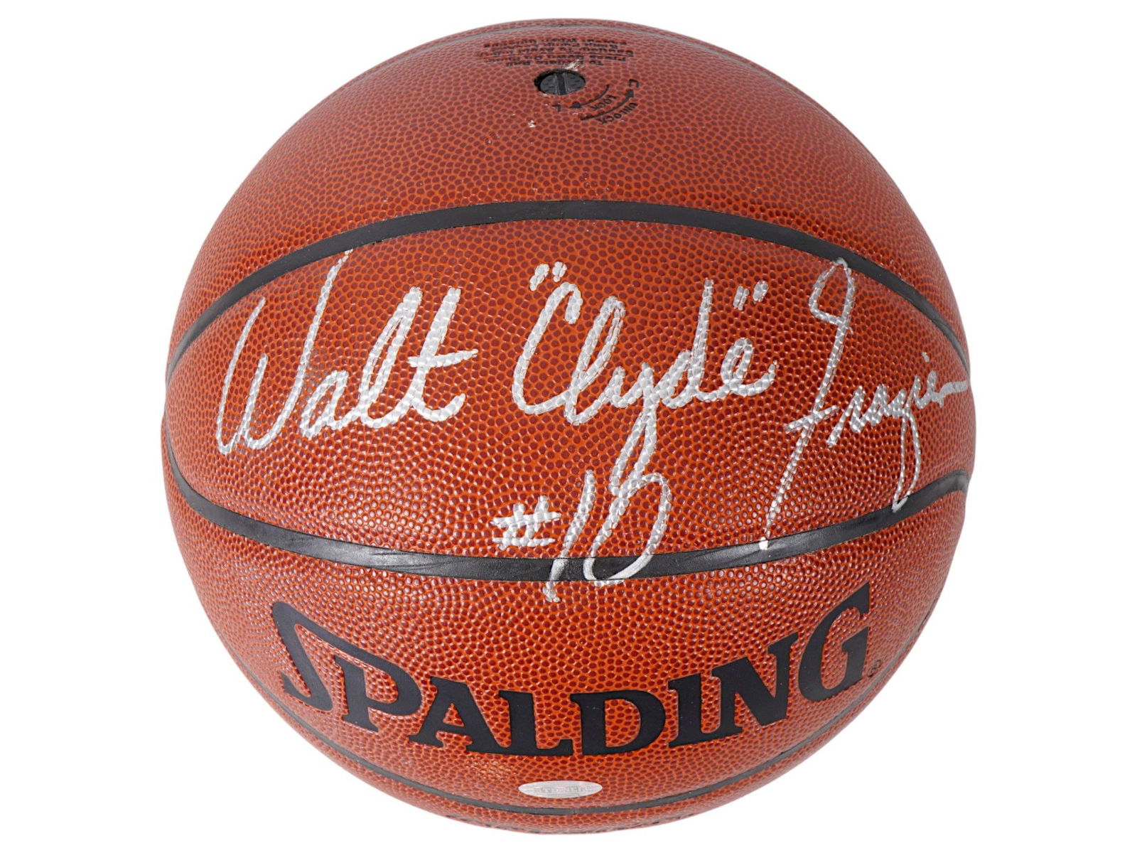 WALT CLYDE FRAZIER SIGNED BASKETBALL STEINER (1 of 3)