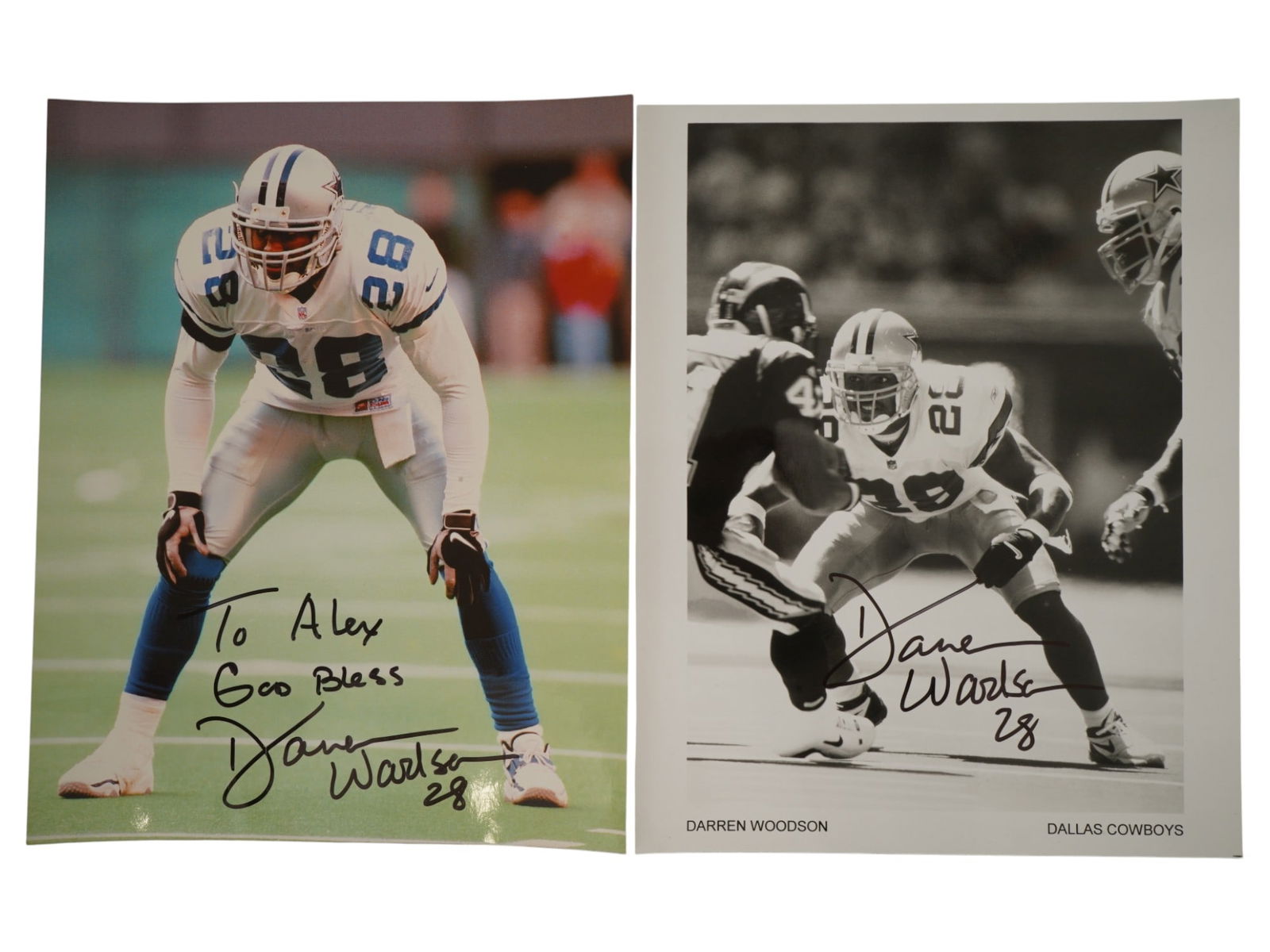DARREN WOODSON SIGNED PHOTOGRAPHS (1 of 4)