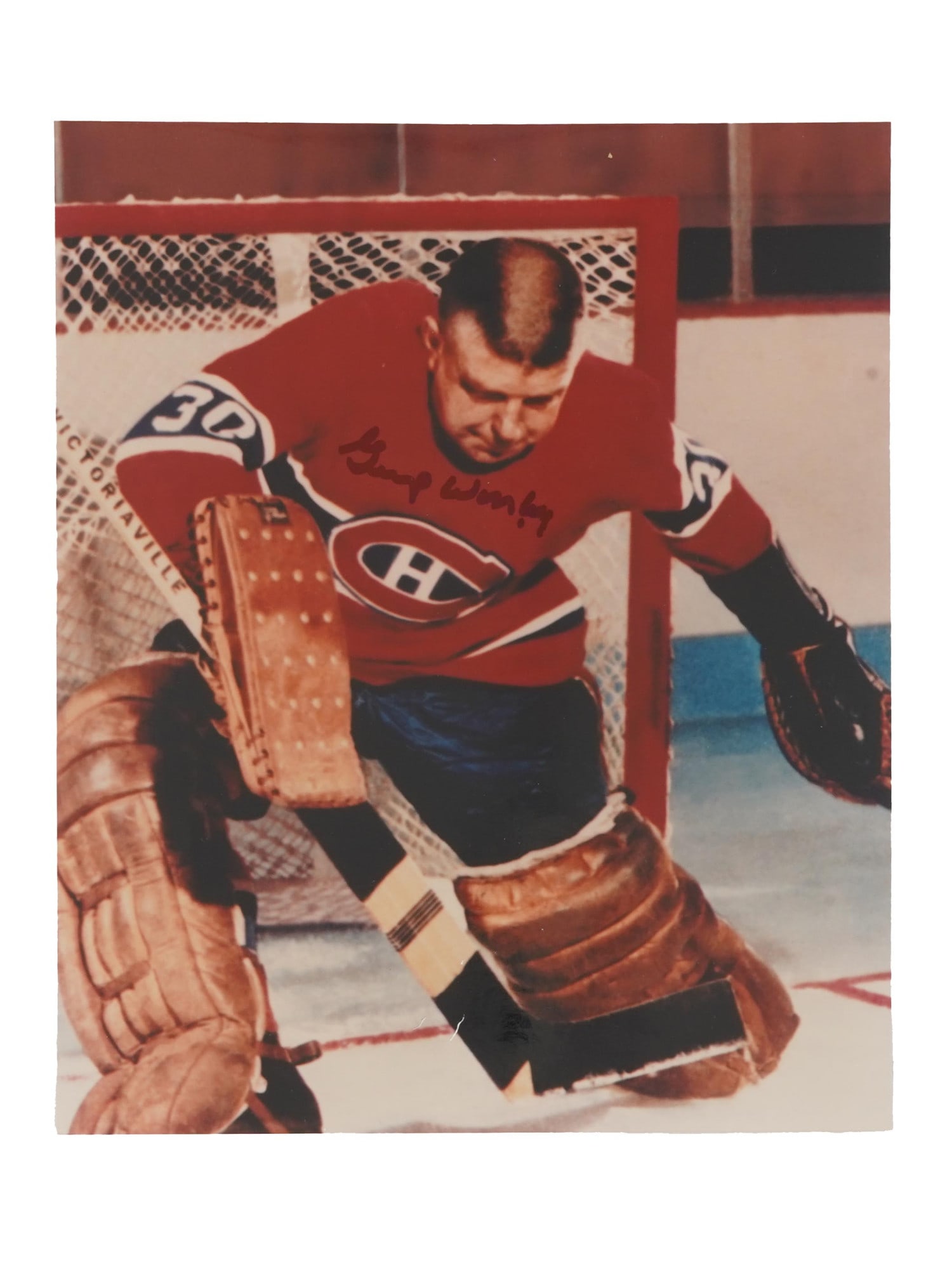 NHL GOALTENDER GUMP WORSLEY AUTOGRAPHED PHOTOGRAPH (1 of 4)