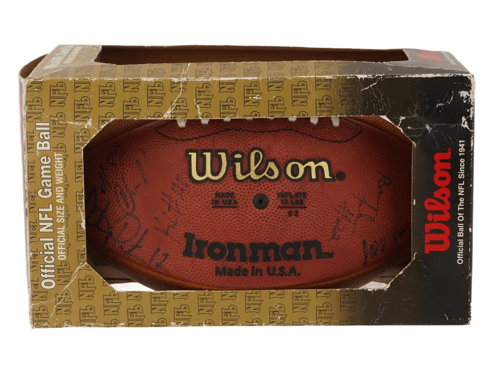 AMERICAN WILSON OFFICIAL NFL AUTOGRAPHED FOOTBALL (1 of 4)