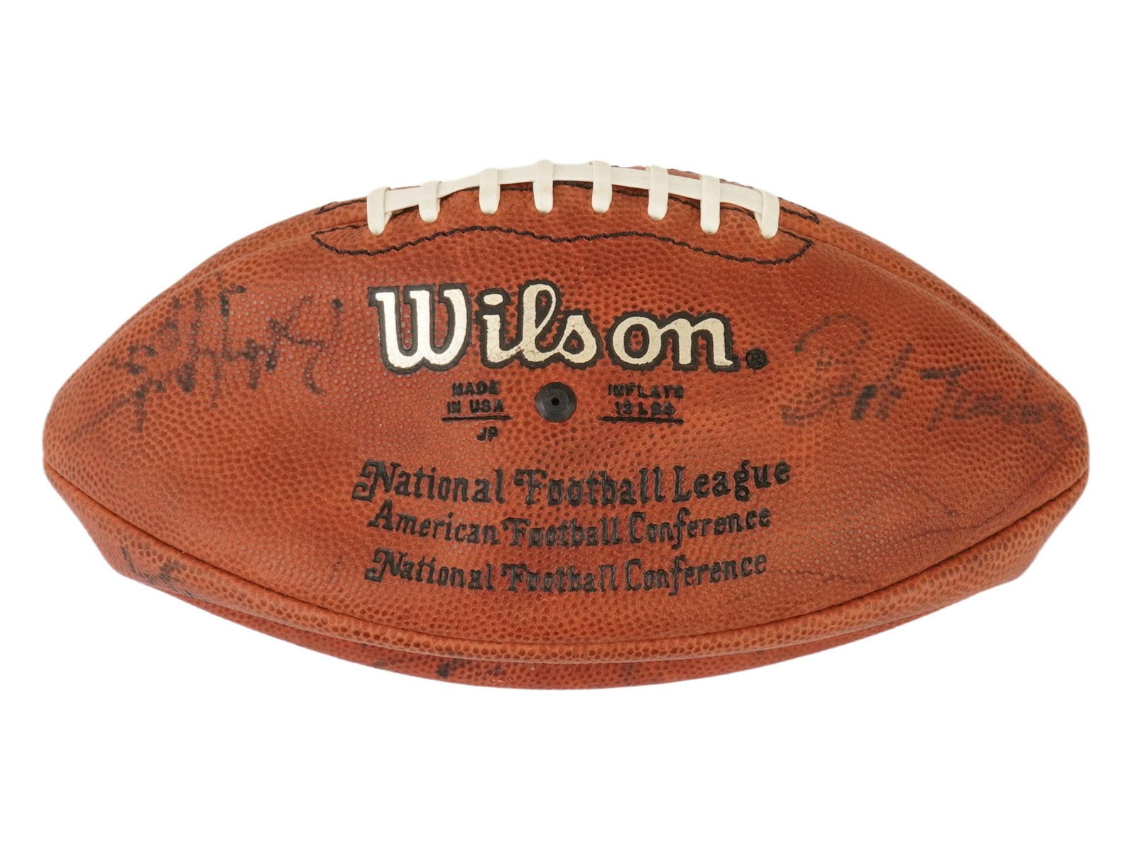 WILSON OFFICIAL NFL FOOTBALL AUTOGRAPHED BY PLAYERS (1 of 9)