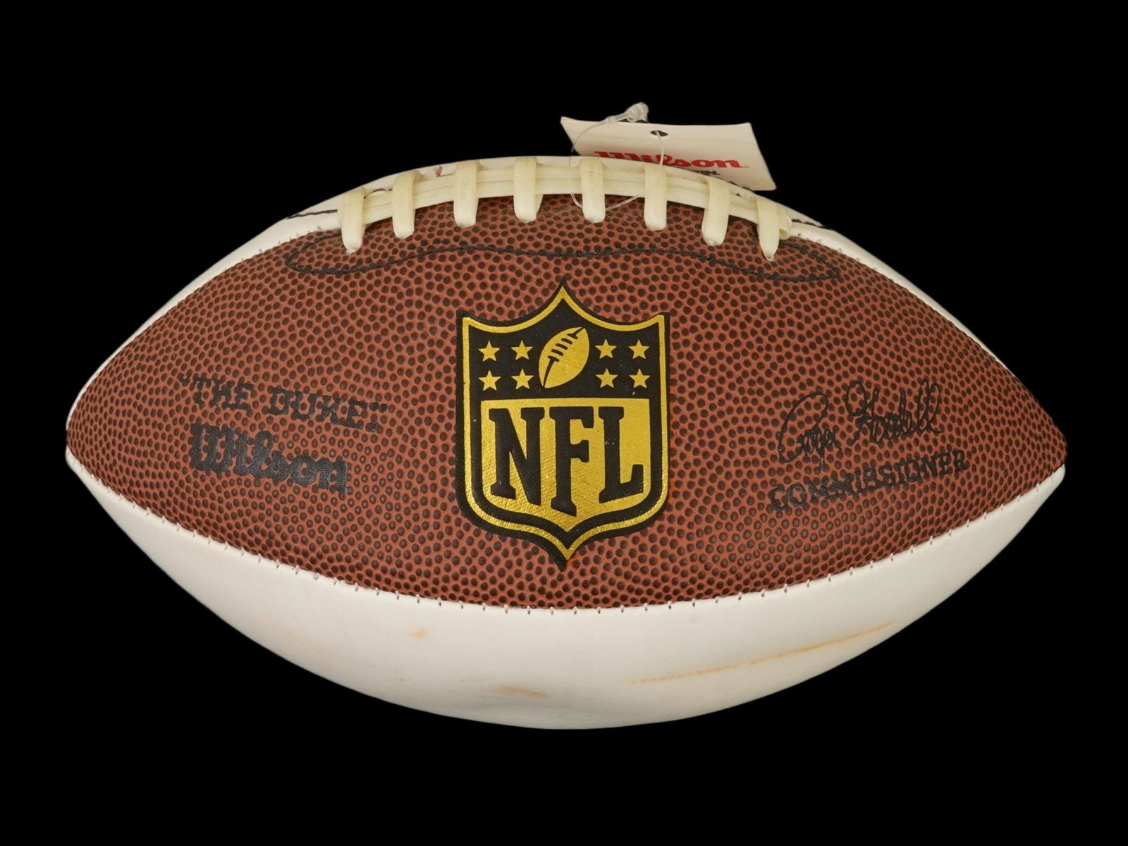AMERICAN WILSON NFL FOOTBALL AUTOGRAPHED BY RON MIX (1 of 8)