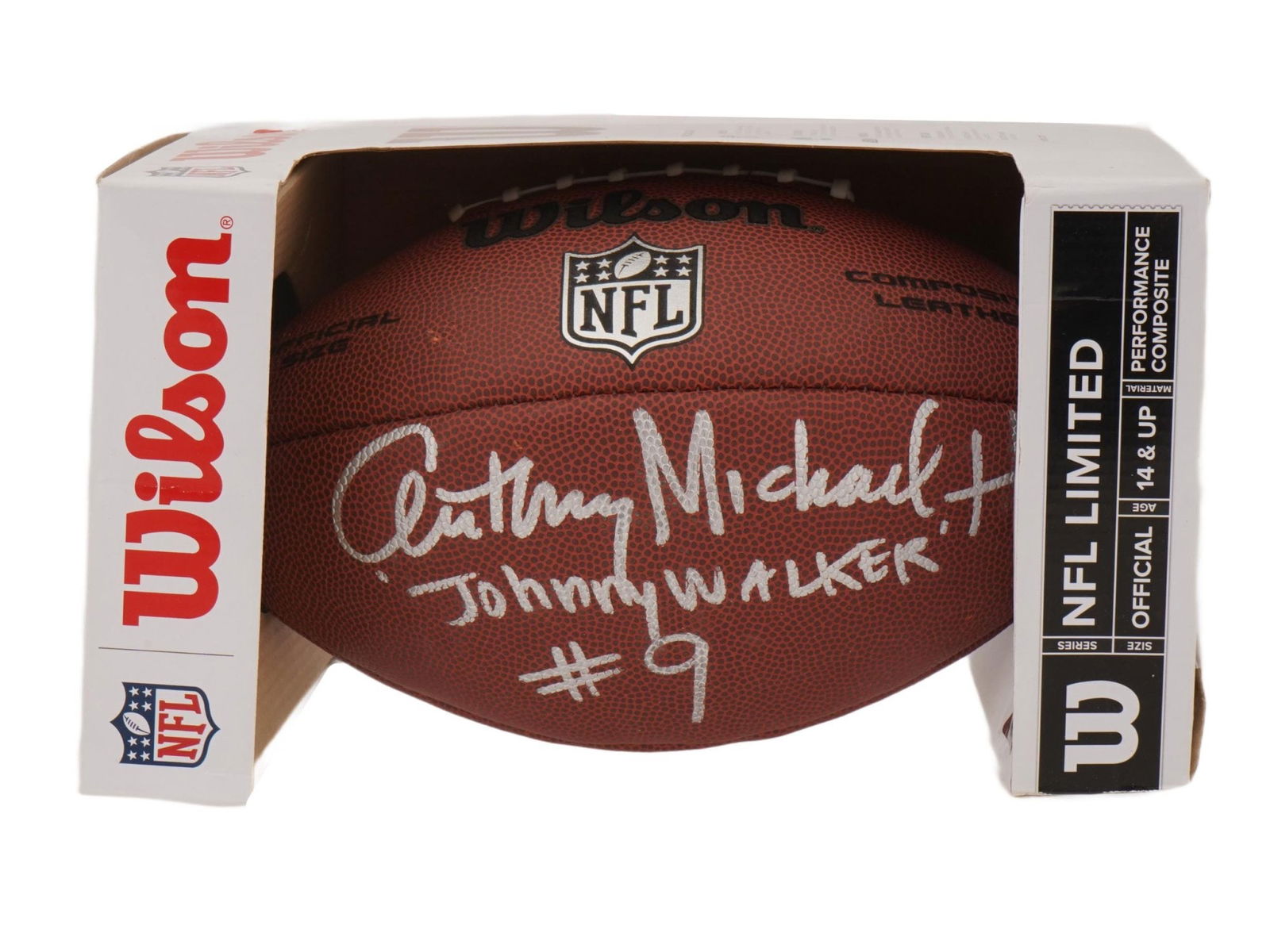 NFL FOOTBALL AUTOGRAPHED BY ANTHONY MICHAEL HALL W COA (1 of 8)