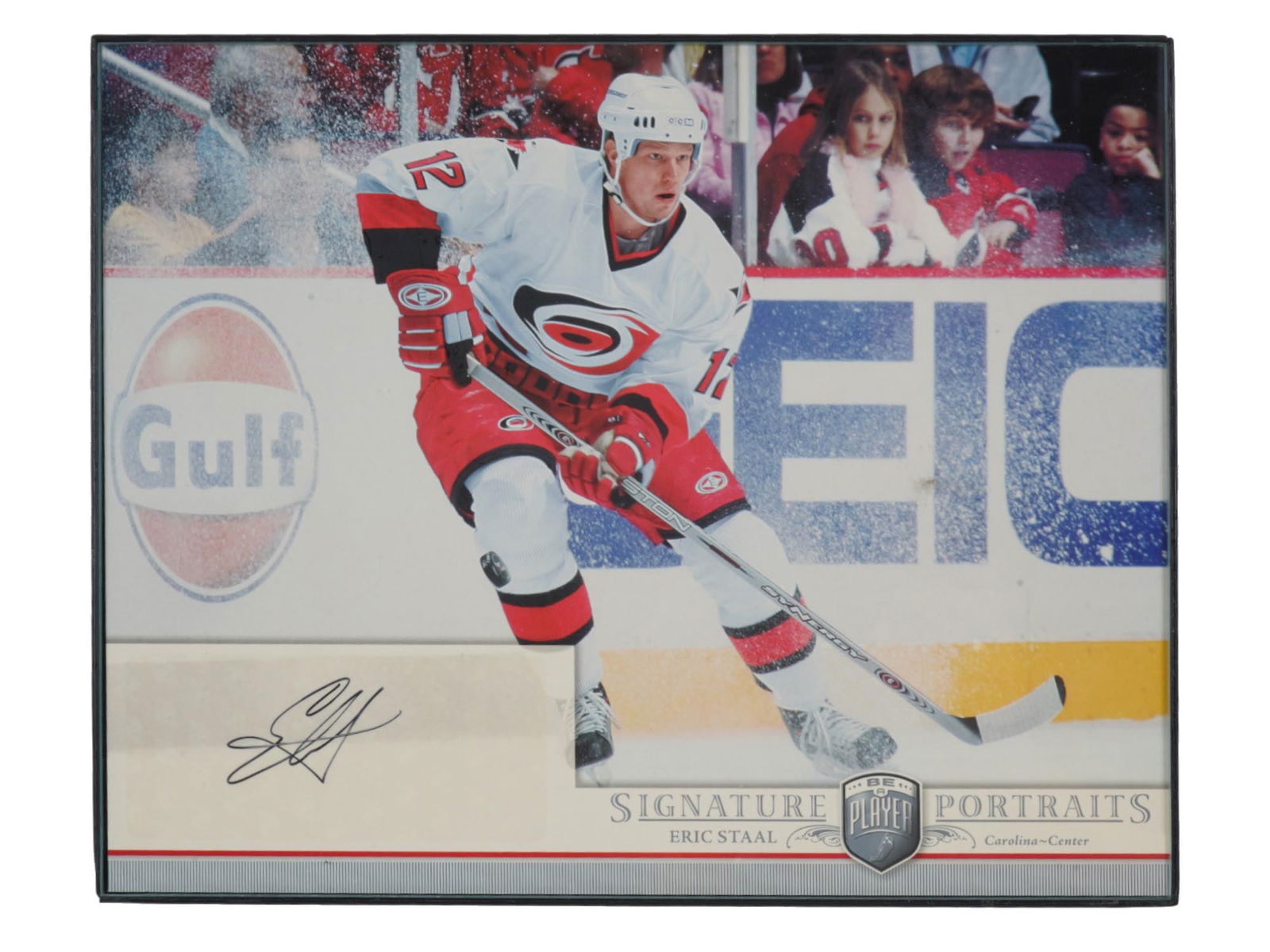 CAROLINA HURRICANES AUTOGRAPHED BY ERIC STAAL PRINT (1 of 4)