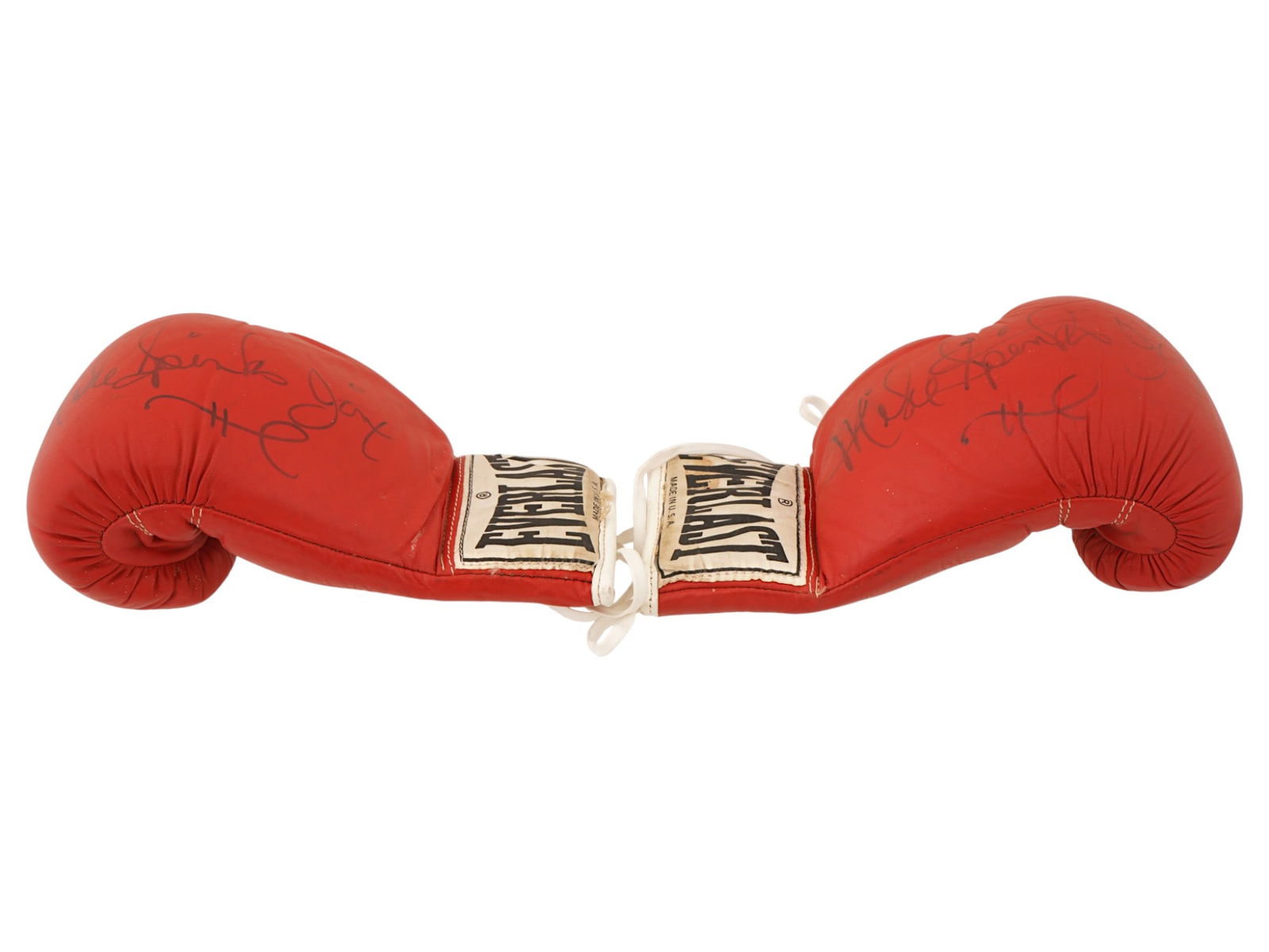 MICHAEL SPINKS AUTOGRAPHED BOXING GLOVES - 3