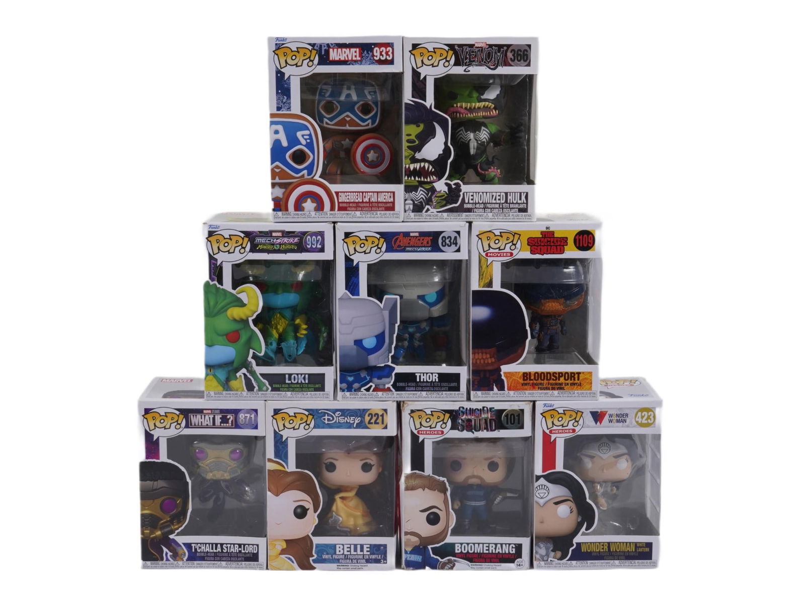 LOT OF FUNKO POP COLLECTIBLE VINYL FIGURES TOYS IOB (1 of 3)