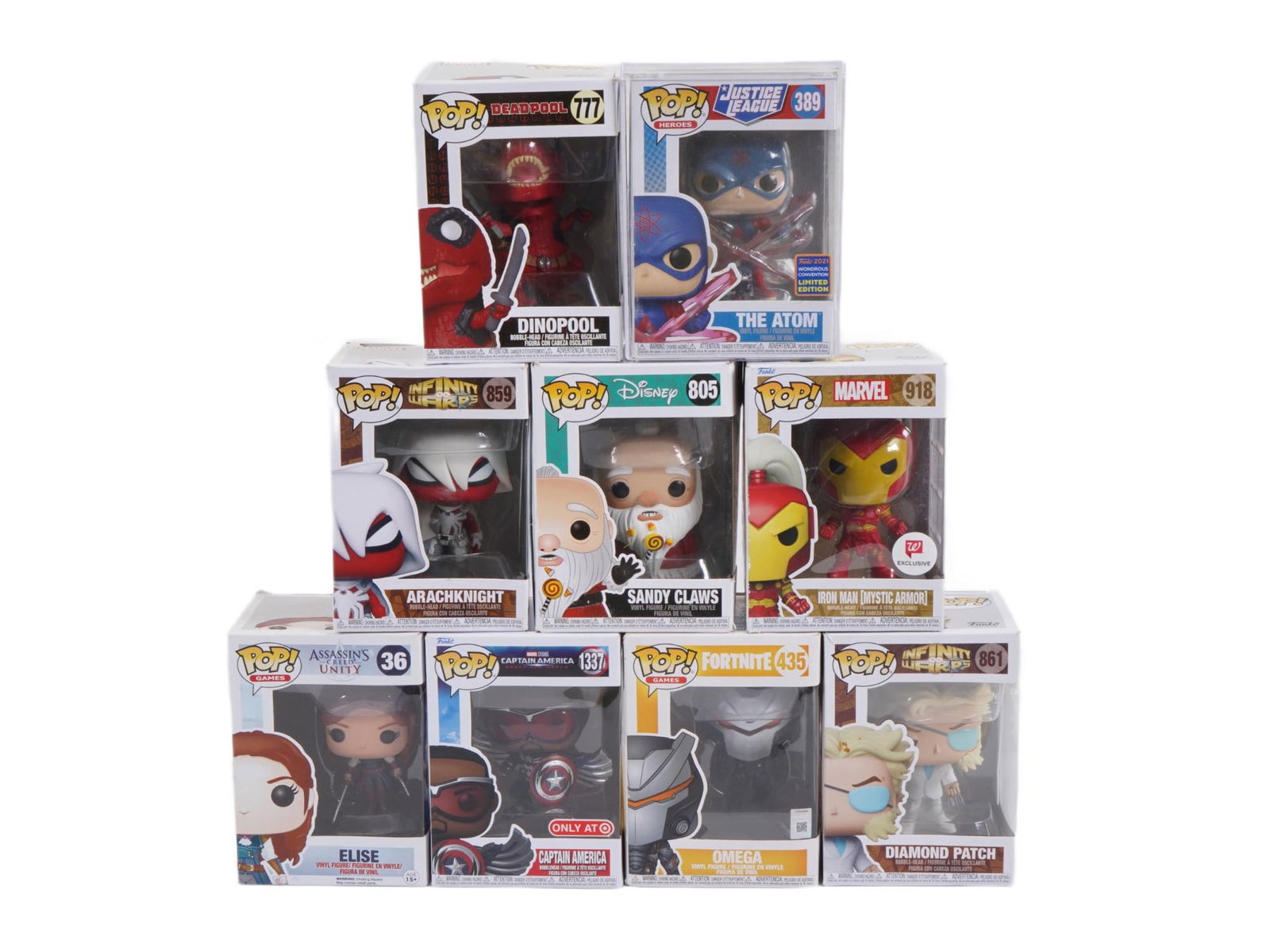 LOT OF FUNKO POP COLLECTIBLE VINYL FIGURES TOYS IOB (1 of 3)