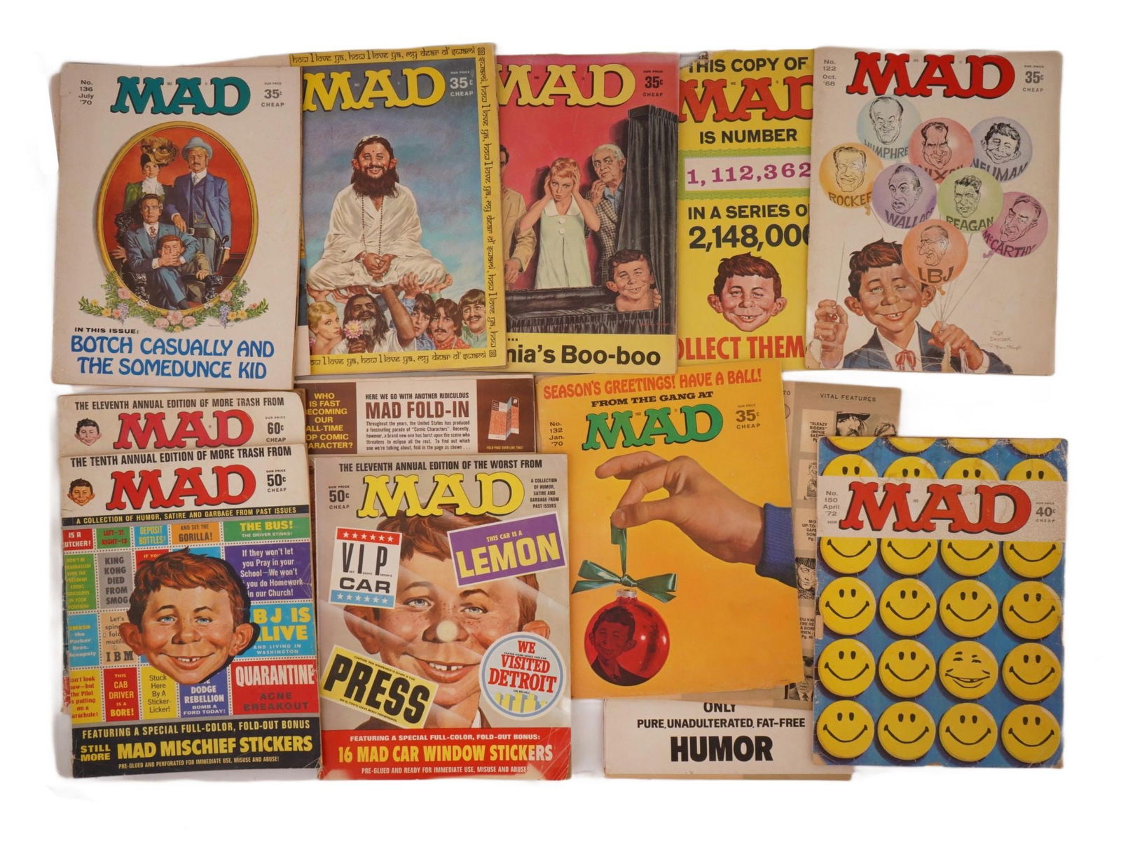 VINTAGE MAD MAGAZINE ISSUES AND COLLECTIBLE ANNUALS (1 of 5)