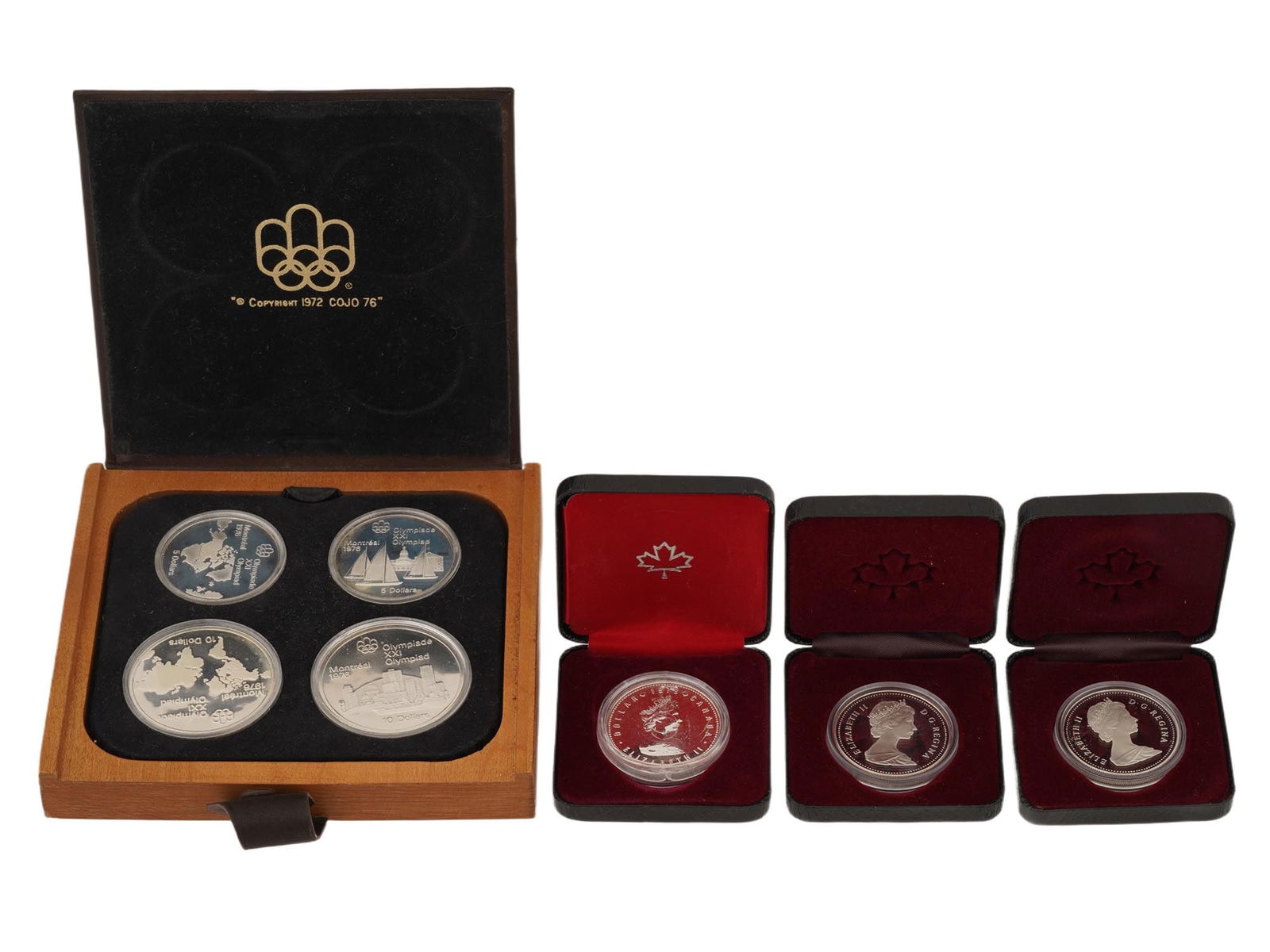 VINTAGE ROYAL CANADIAN MINT COMMEMORATIVE SILVER COINS (1 of 7)