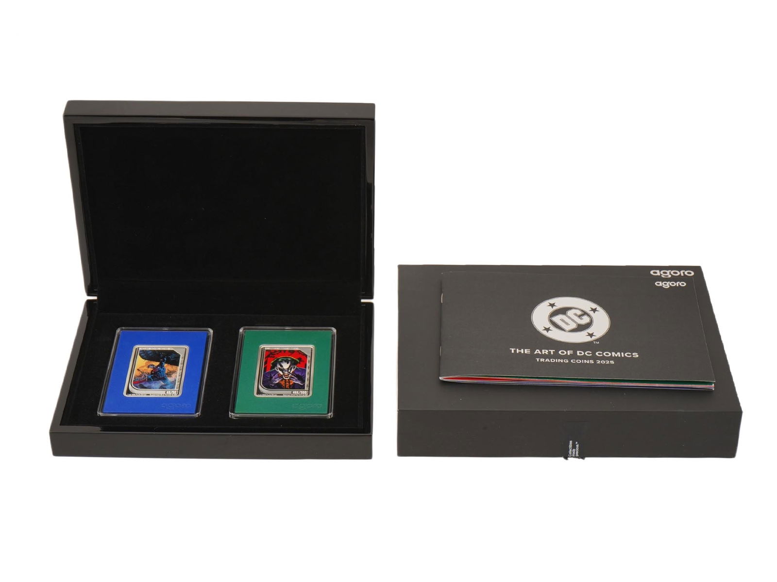 AGORO ART OF DC COMICS SILVER TRADING COINS SET (1 of 5)