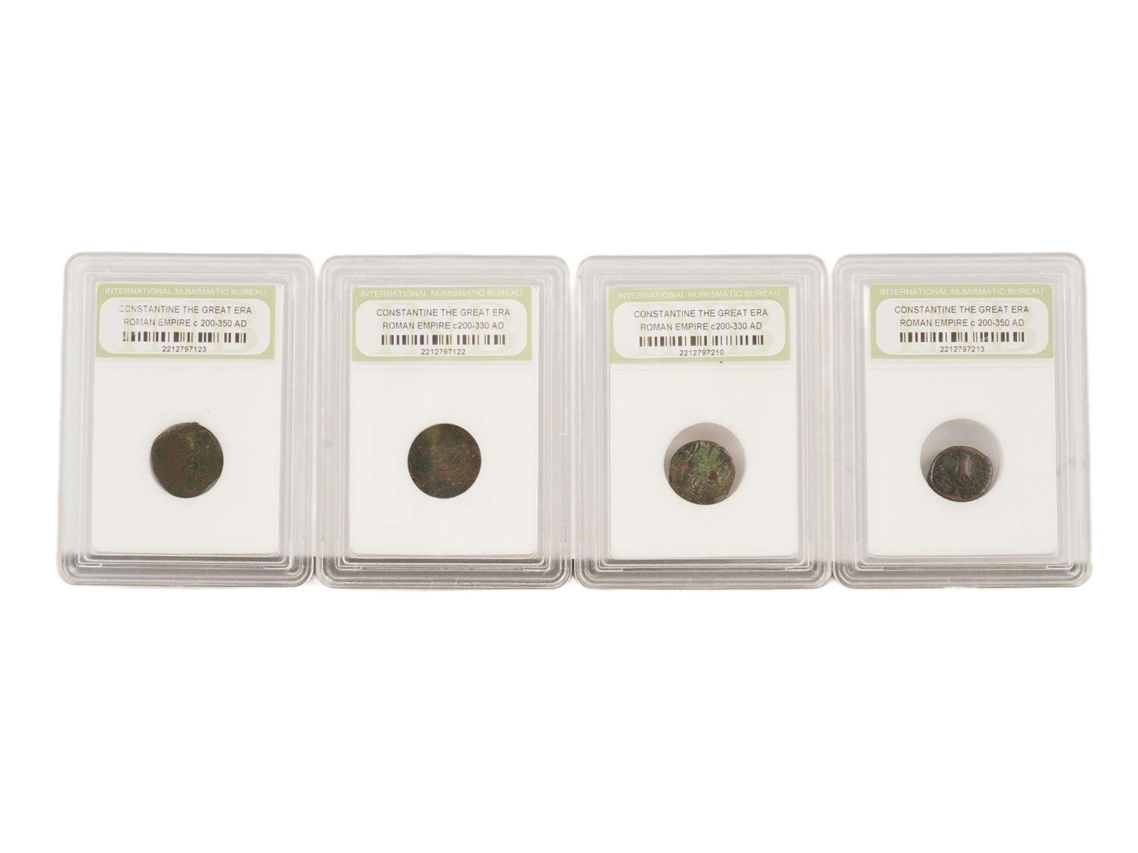 GRADED ANCIENT ROMAN EMPIRE BRONZE COINS CONSTANTINE (1 of 10)
