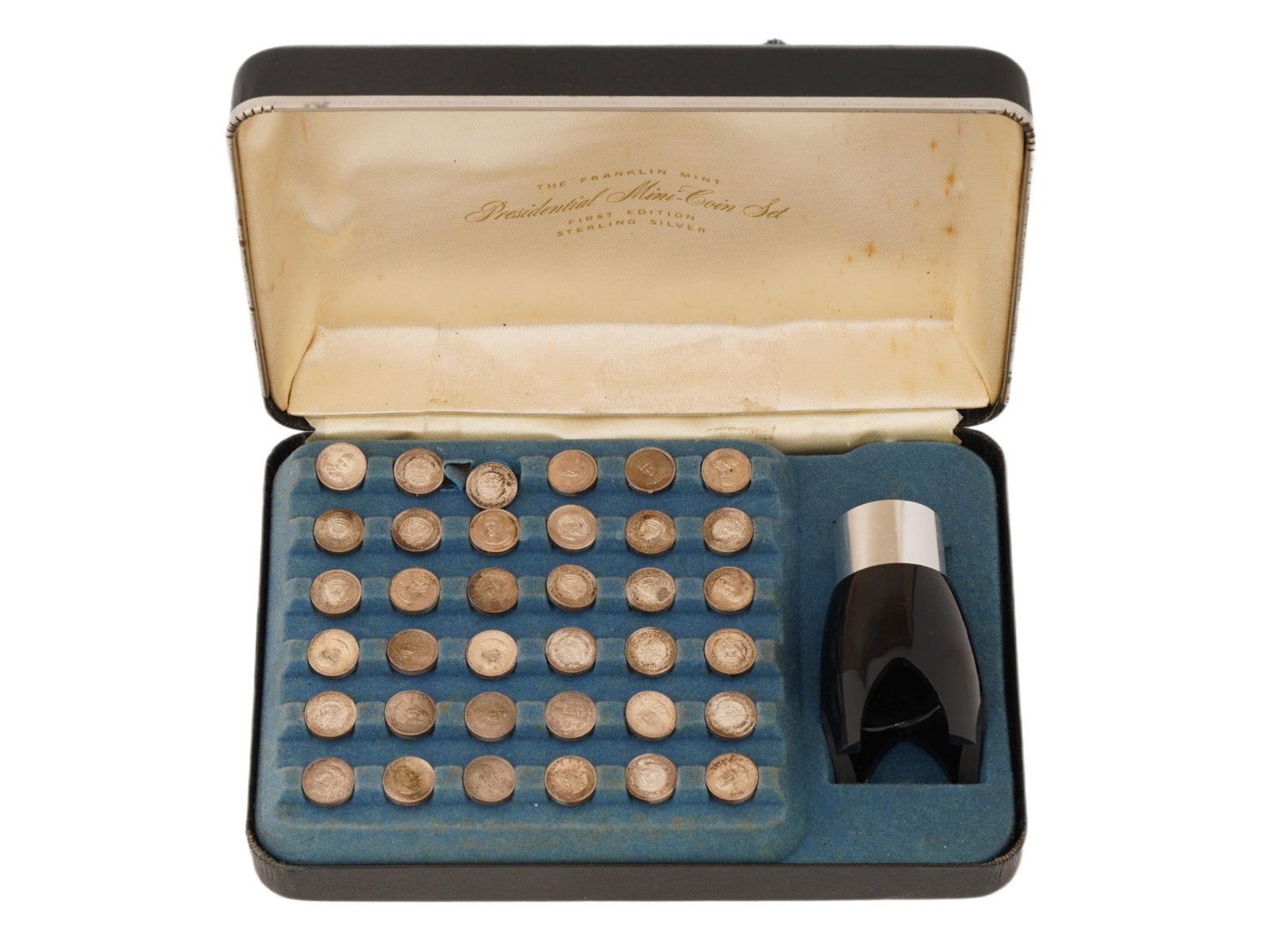 AMERICAN FRANKLIN MINT PRESIDENTIAL MINI COIN SET IOB (1 of 9)