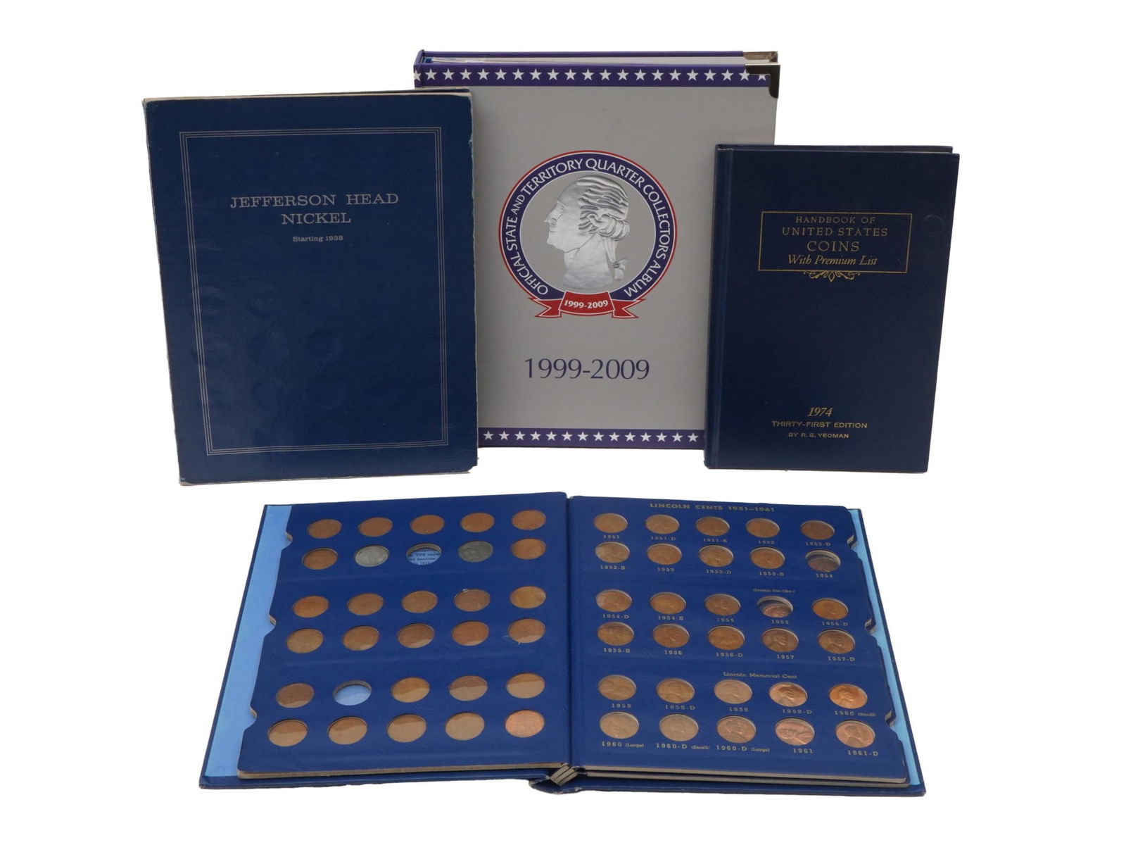 LOT OF US MINT COINS COLLECTORS ALBUMS (1 of 4)