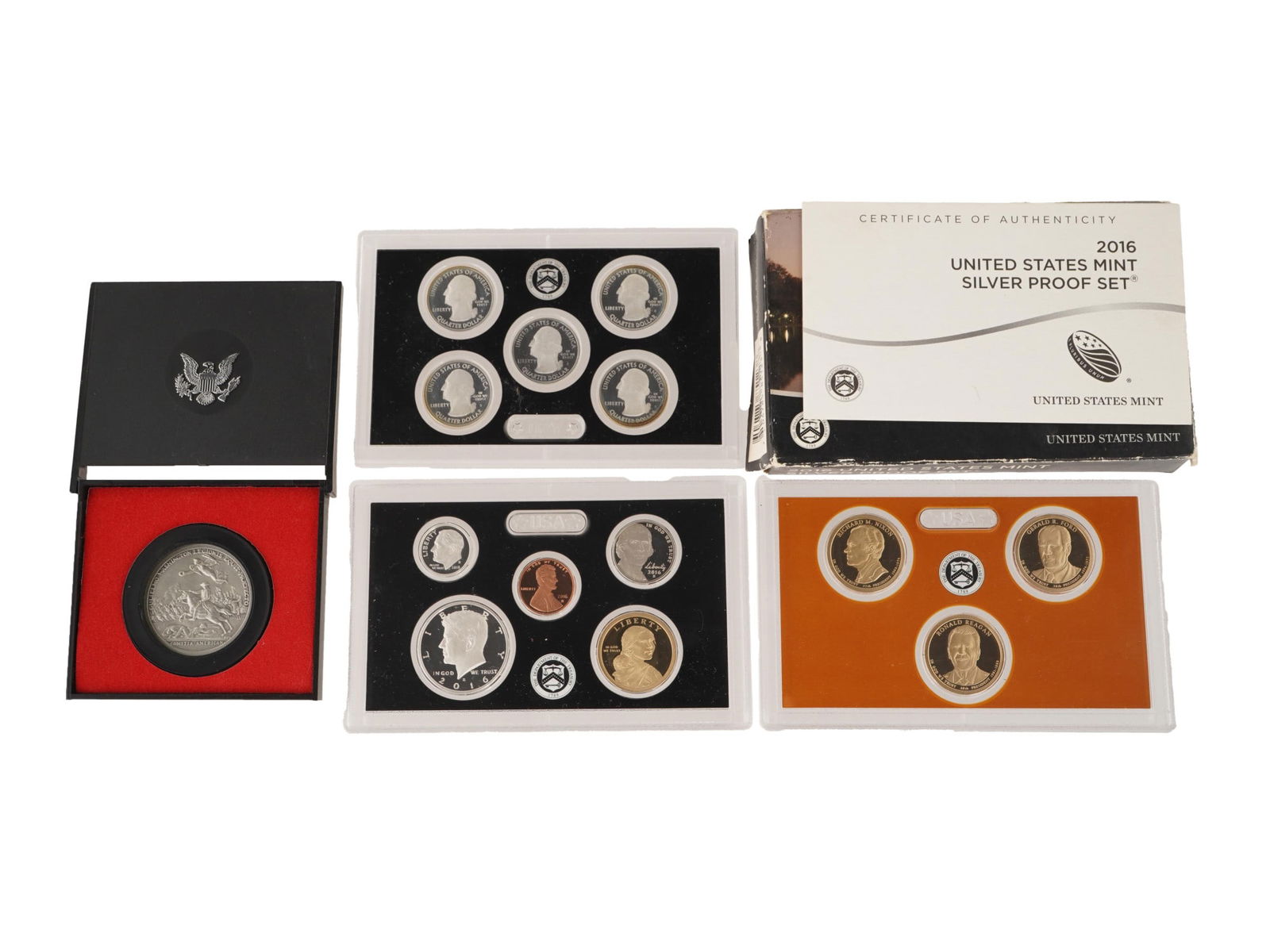 2016 US MINT SILVER PROOF SET COMITIA AMERICANA MEDAL (1 of 5)