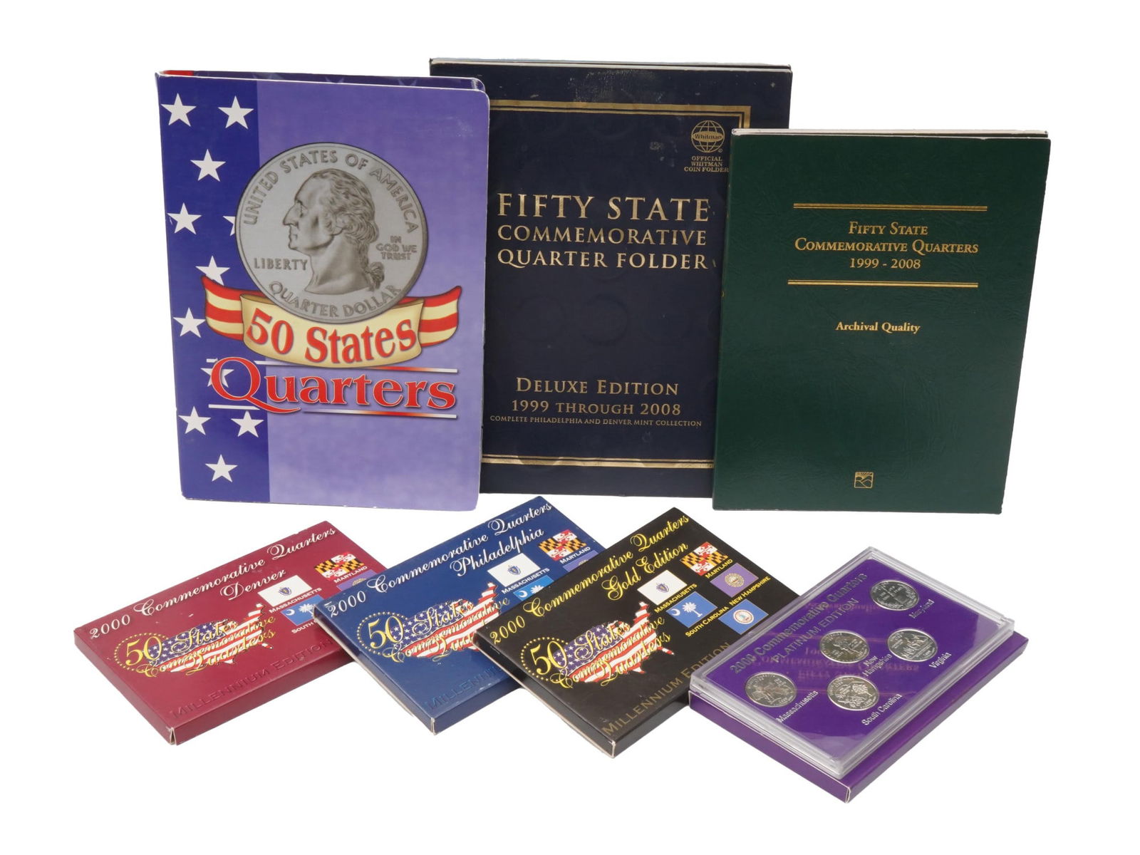 COLLECTION OF AMERICAN 50 STATES QUARTER COINS (1 of 4)