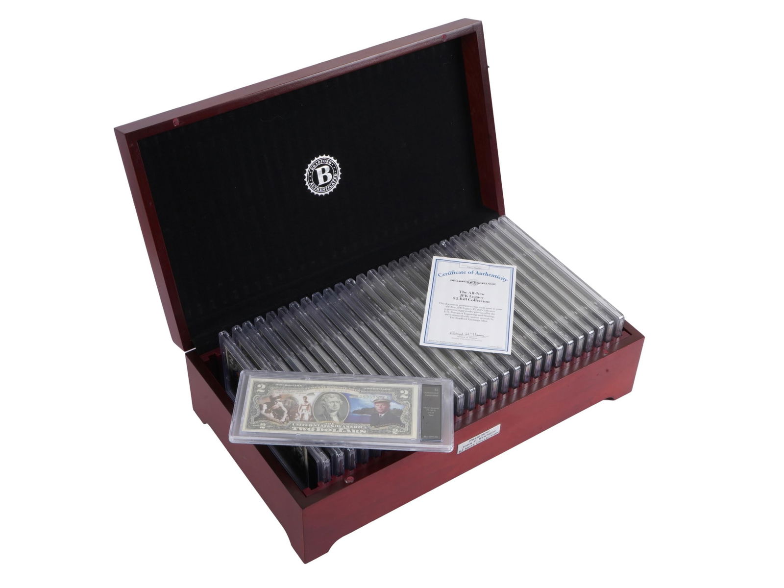 ALL NEW JFK LEGACY 2 DOLLARS BILL COLLECTION IN BOX (1 of 7)
