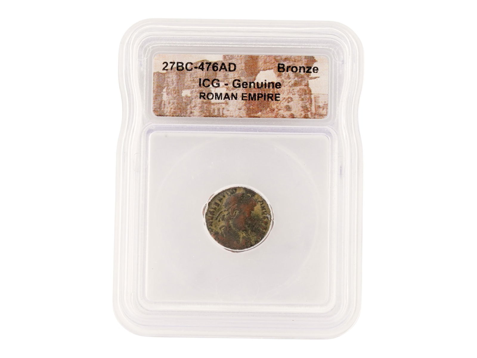 GRADED ICG ANCIENT ROMAN EMPIRE COIN 27 BC TO 476 AD (1 of 6)
