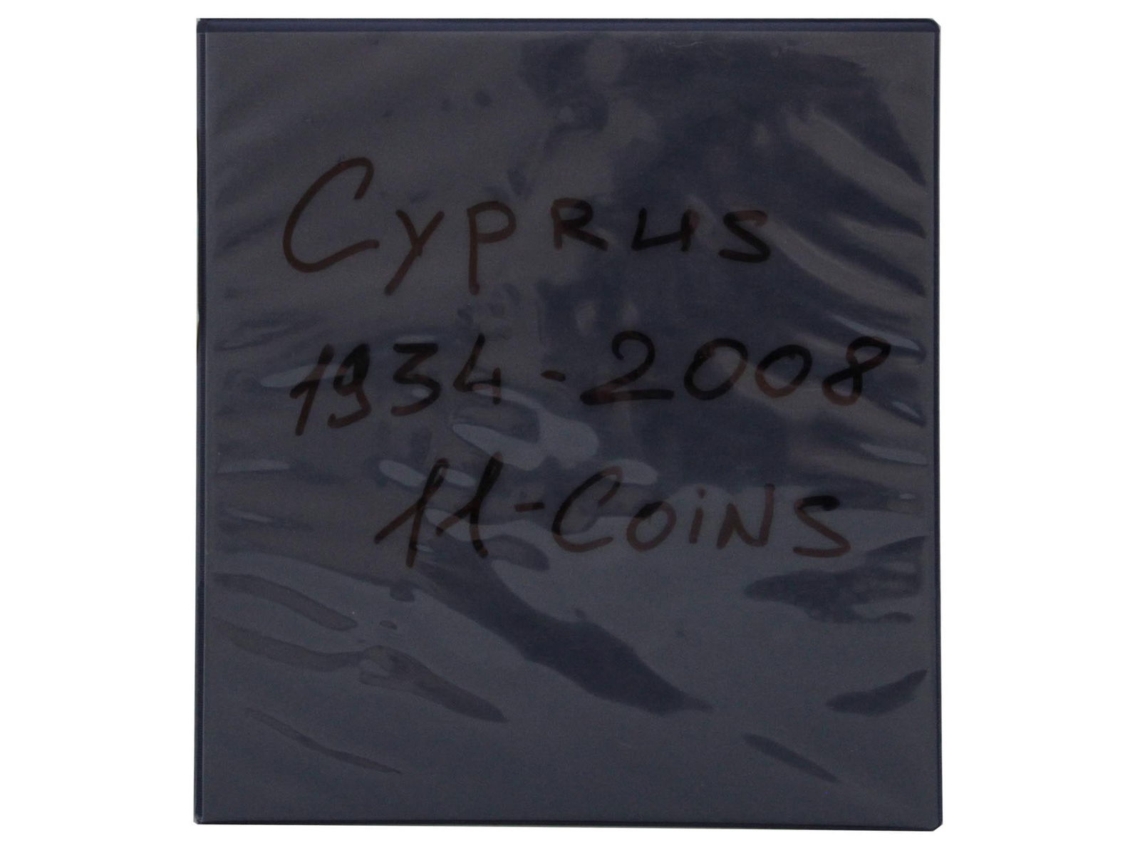 A COLLECTION OF CYPRUS COINS: A collection of Cyprus coins that consists of 11 coins from the years 1934-2008. THIS LOT IS ELIGIBLE FOR A 30-DAY UNCONDITIONAL RETURN FROM THE DATE OF THE SALE. RETURN SHIPPING IS THE BUYER'