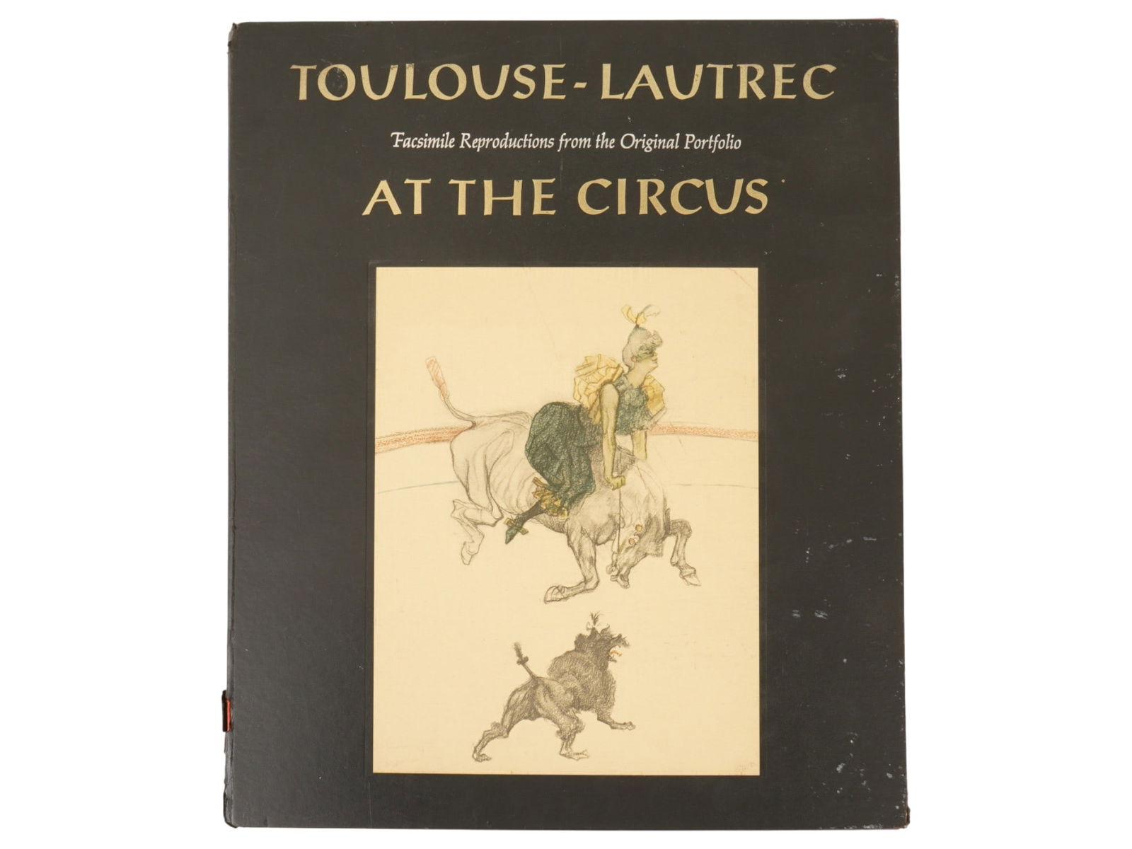 TOULOUSE LAUTREC AT THE CIRCUS FACSIMILE PORTFOLIO (1 of 7)