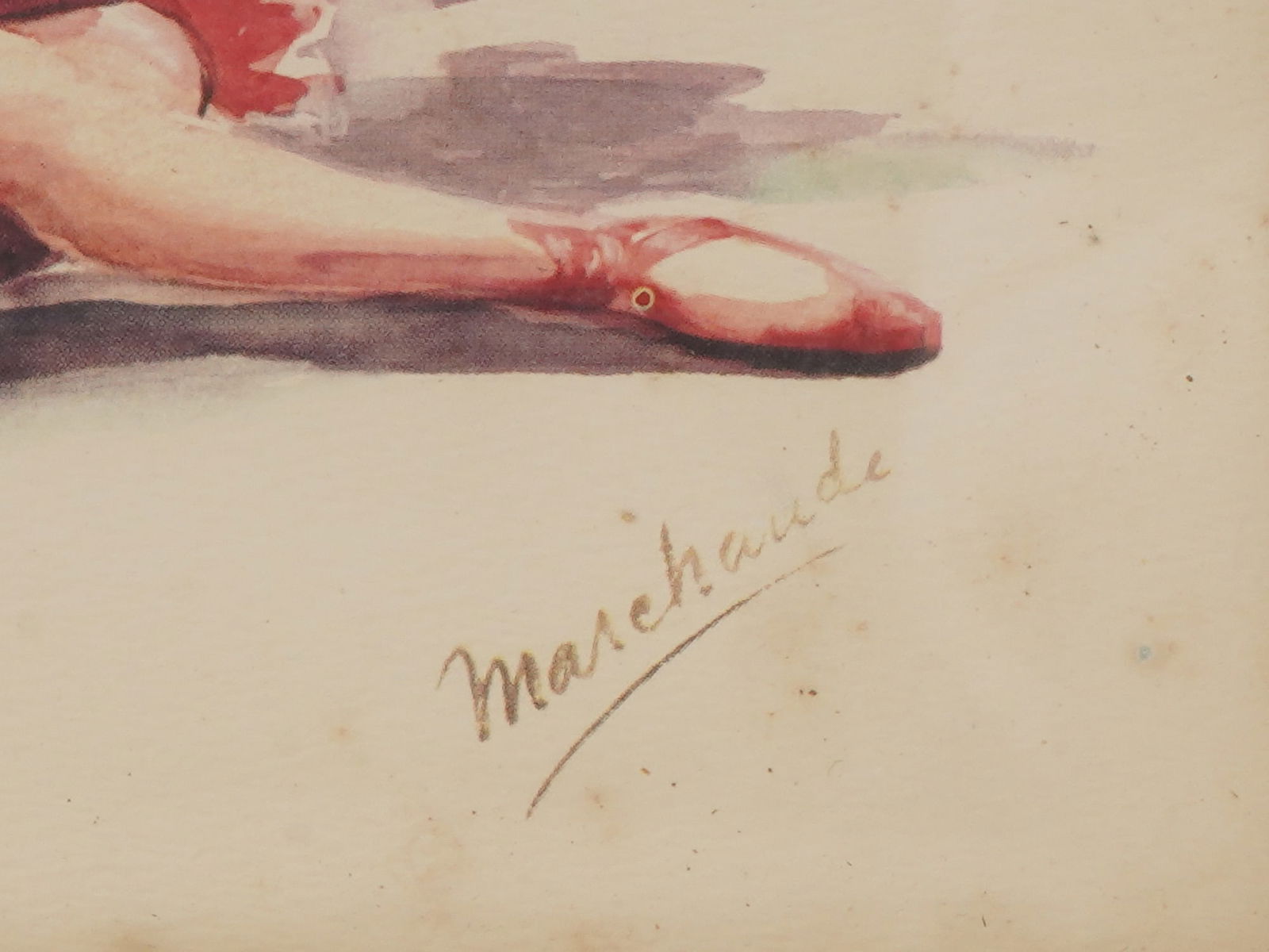 MARCHAUDE BALLET DANCERS OFFSET LITHOGRAPH - 4