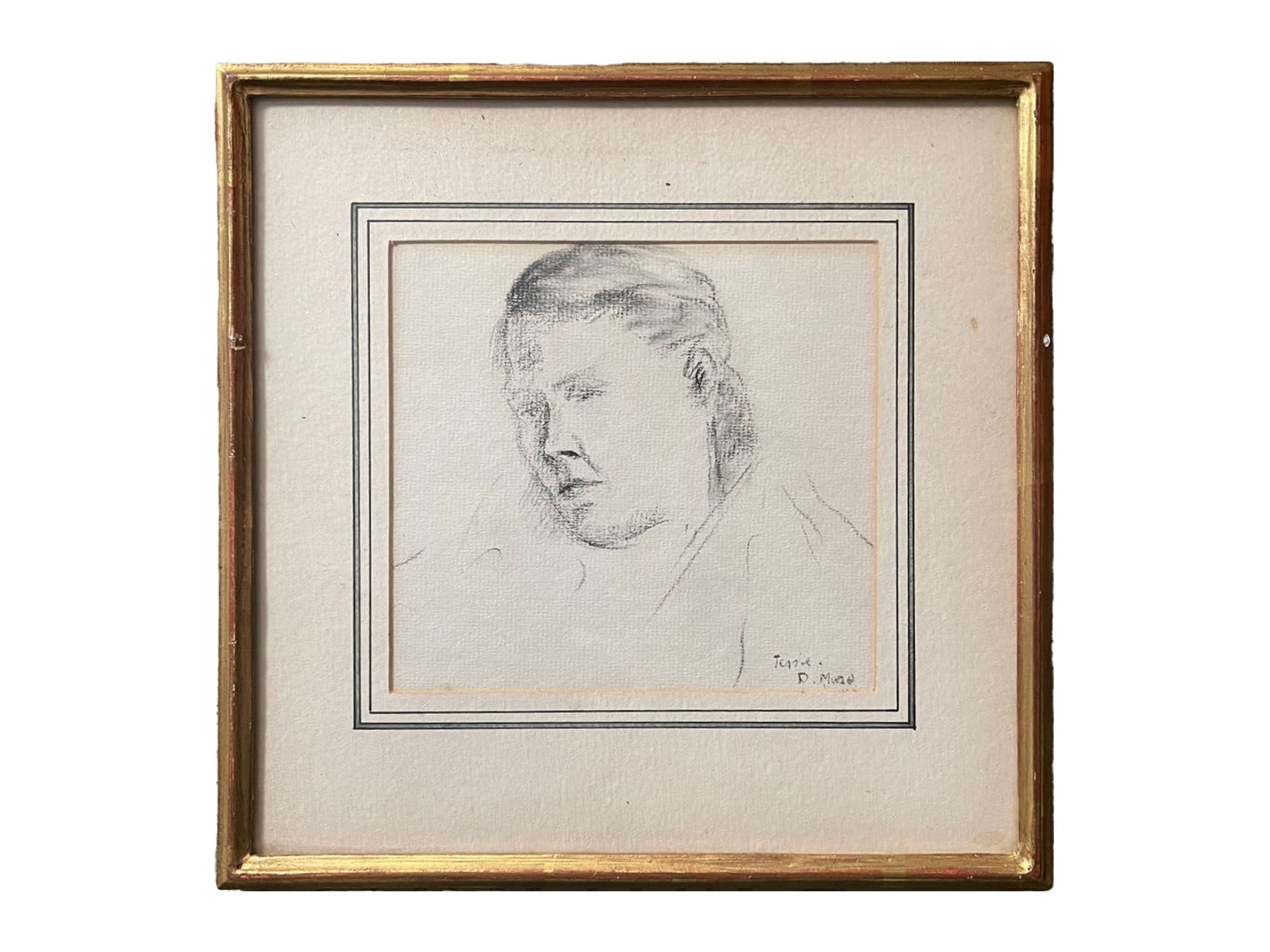 PAUL MAZE FRENCH PAINTING PORTRIAT TITLED JESSIE (1 of 3)