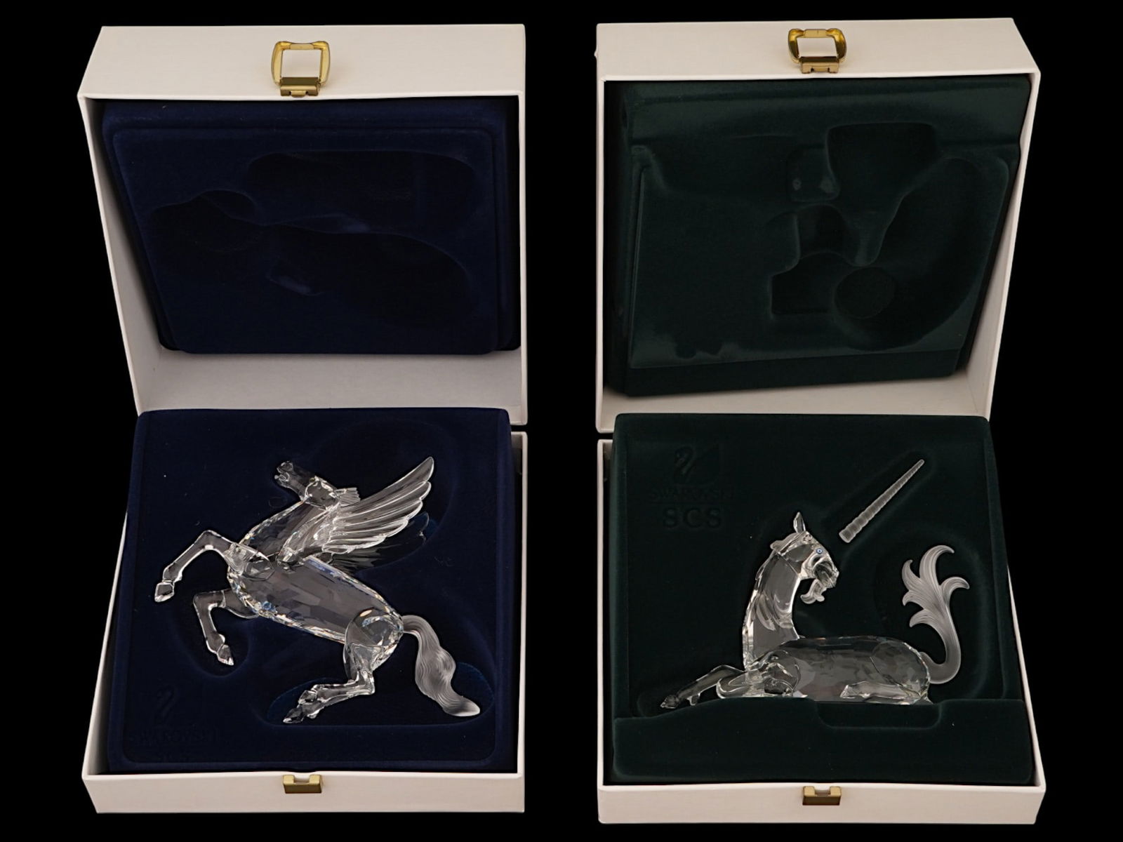 LOT OF LTD SWAROVSKI SCS CRYSTAL FIGURINES IOB (1 of 9)