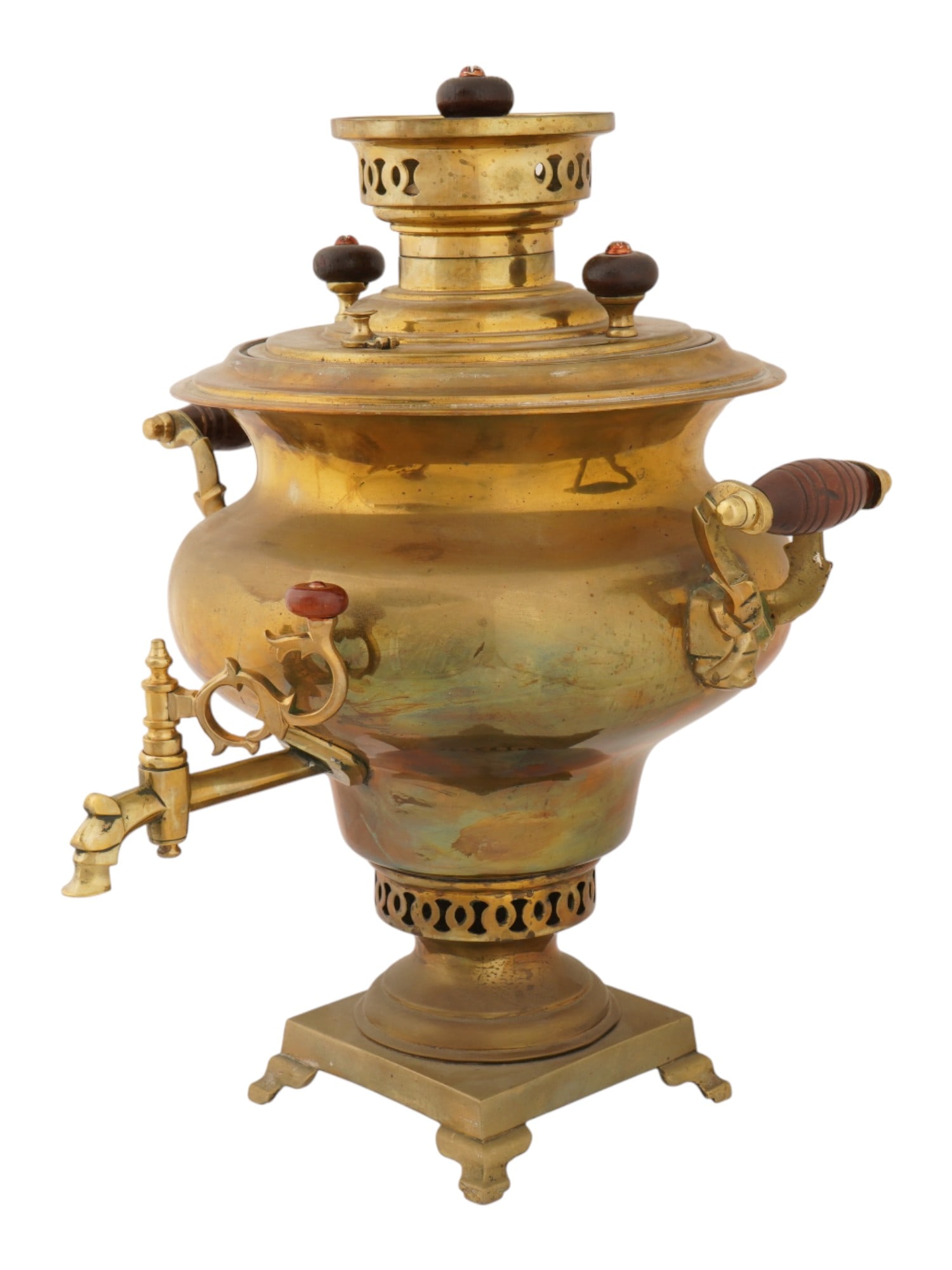 ANTIQUE RUSSIAN SAMOVAR BY SHEMARIN BROTHERS 19TH C (1 of 9)