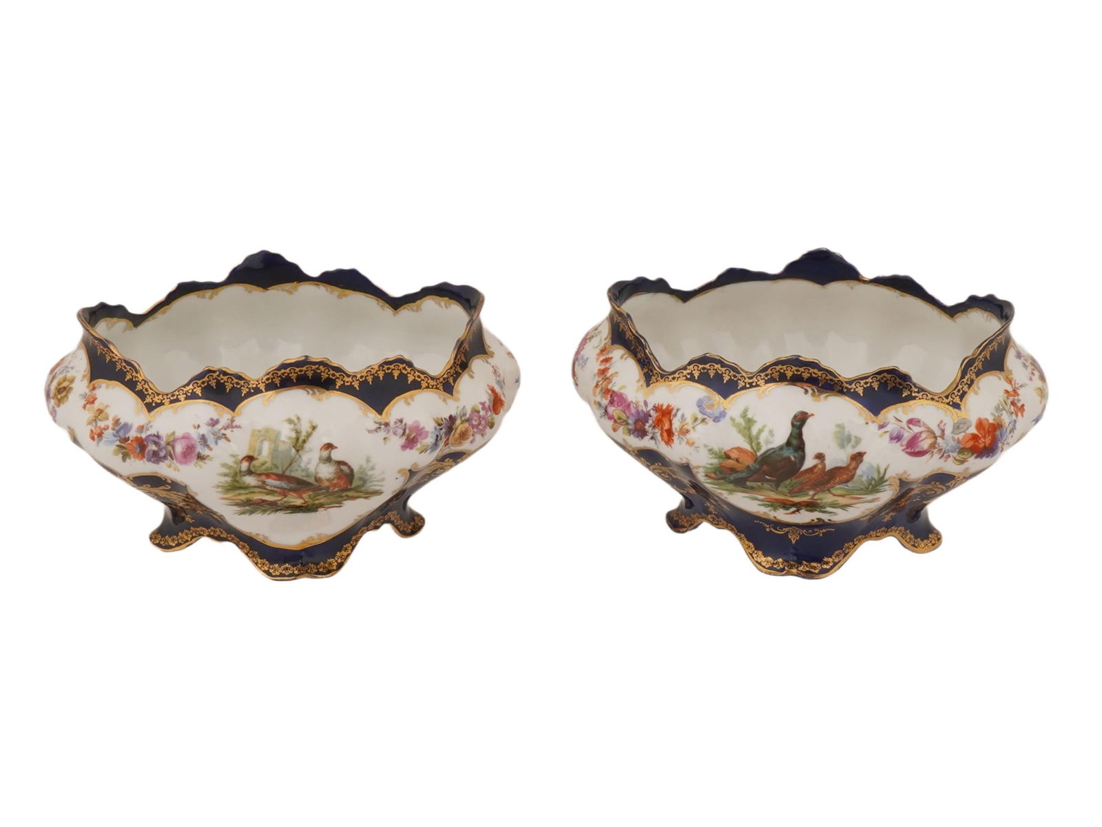 ANTIQUE ROYAL VIENNA WHEELOCK PORCELAIN BOWLS (1 of 8)