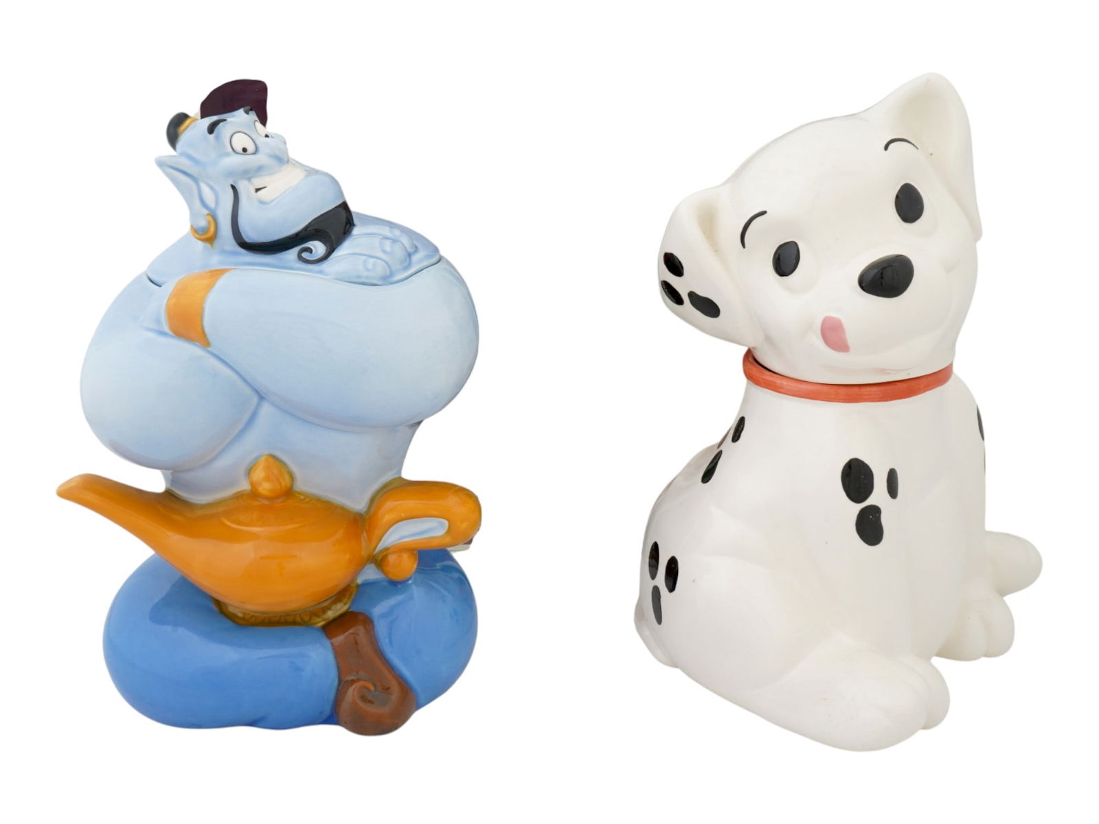 DISNEY GENIE AND 101 DALMATIANS CERAMIC COOKIE JARS (1 of 7)