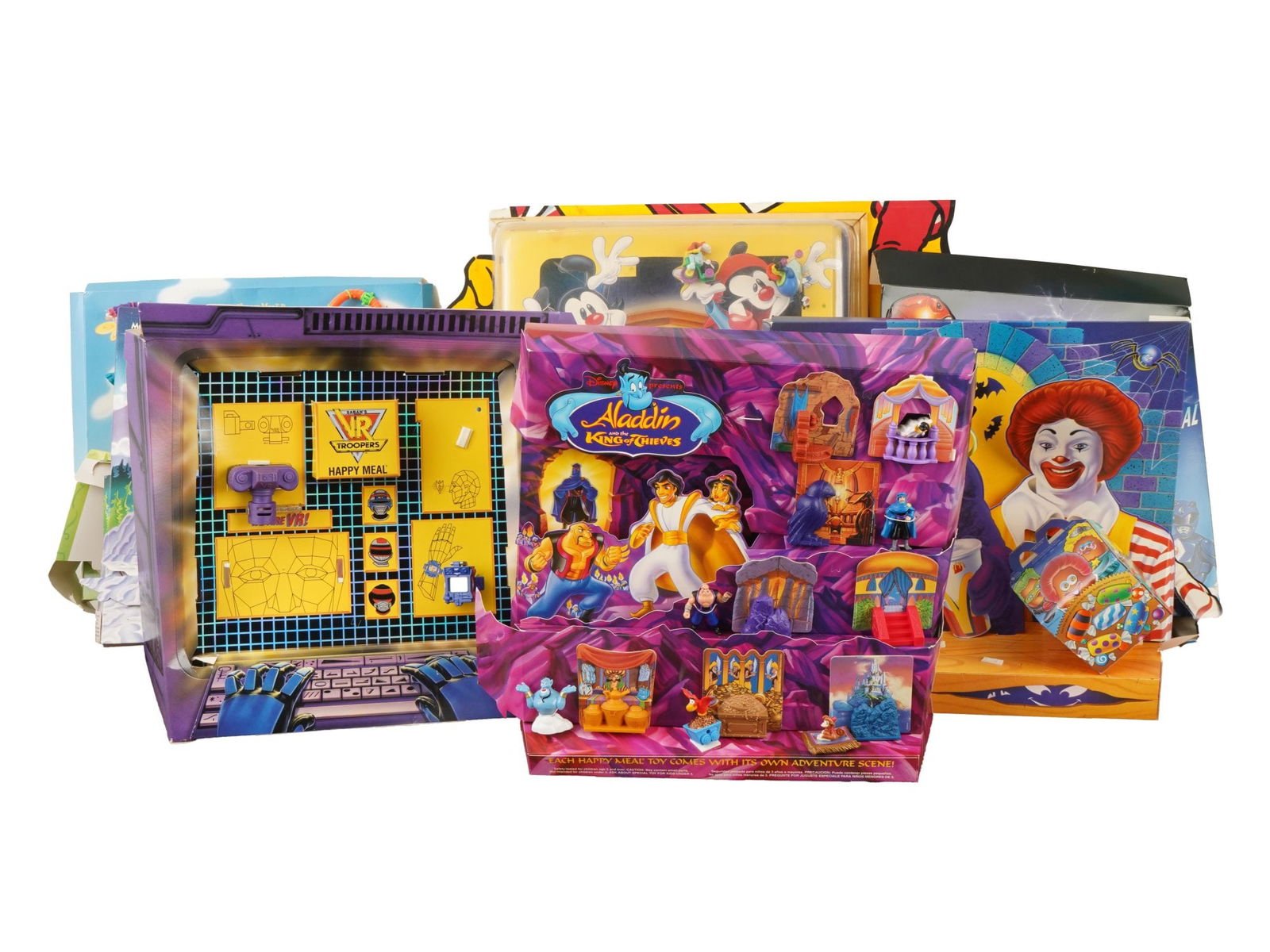LOT OF VINTAGE MCDONALDS HAPPY MEAL DISPLAYS WITH TOYS (1 of 16)