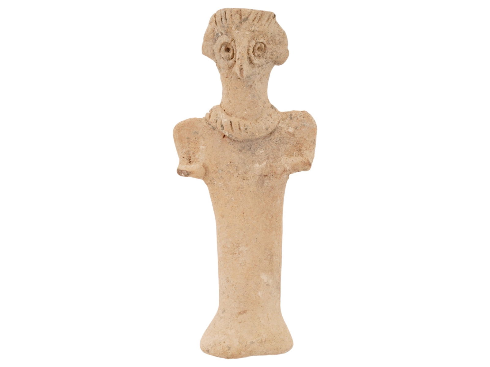 ANCIENT WEST ASIATIC HITTITE TERRACOTTA IDOL FIGURINE (1 of 6)