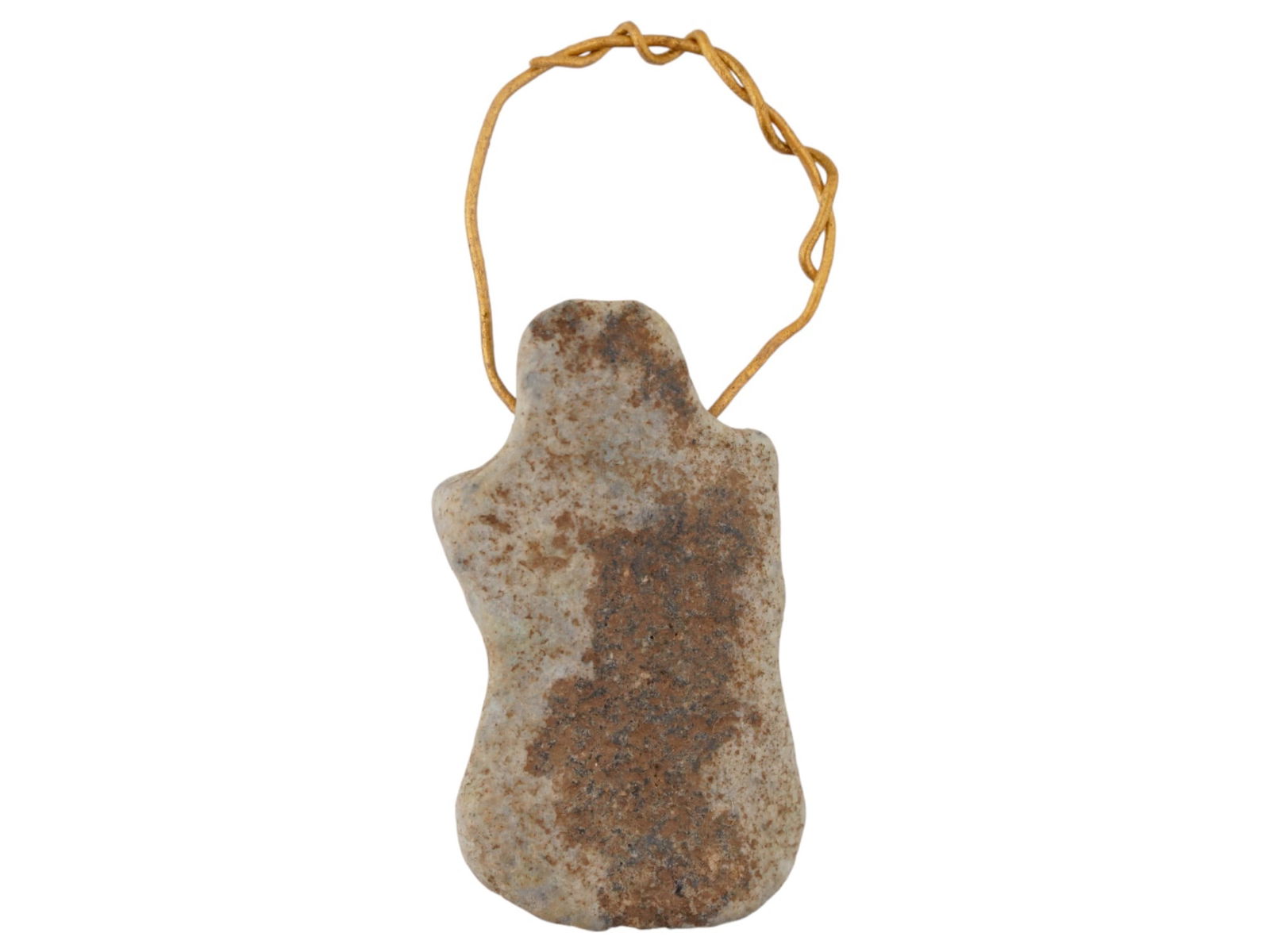 ANCIENT EGYPTIAN LATE PERIOD EROTIC PENDANT W GOLD (1 of 3)