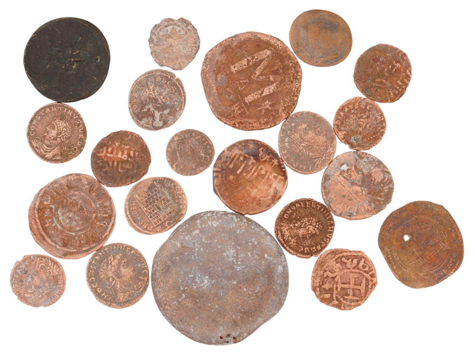 ANCIENT GRECO ROMAN AND LATER COINS CA 300 BC TO 800 AD (1 of 6)