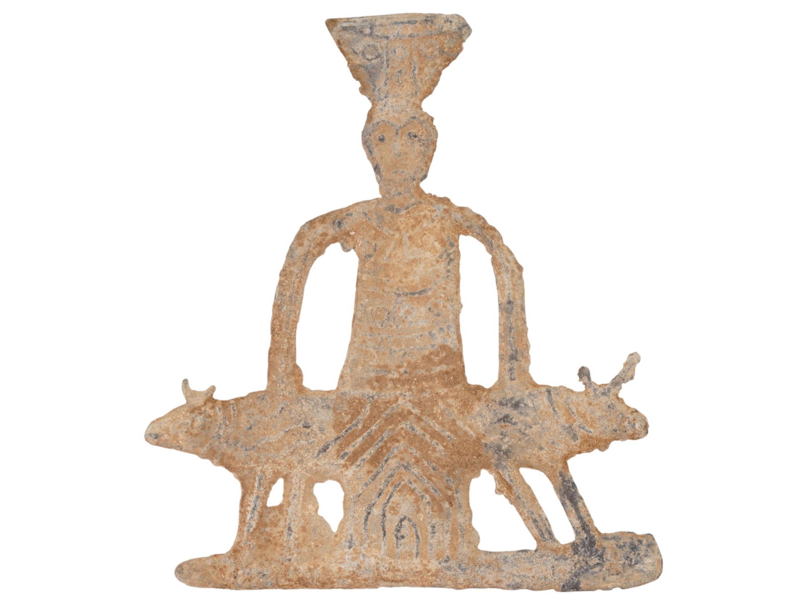 ANCIENT ROMAN VOTIVE PLAQUE OF JUPITER HELIOPOLITANUS (1 of 4)