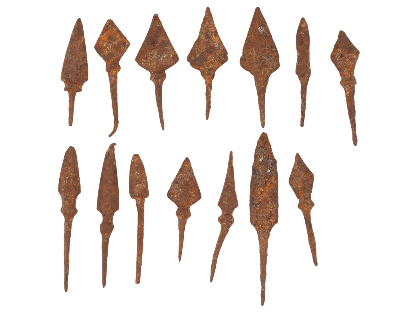 GROUP OF ANCIENT GRECO ROMAN IRON ARROWHEADS (1 of 5)