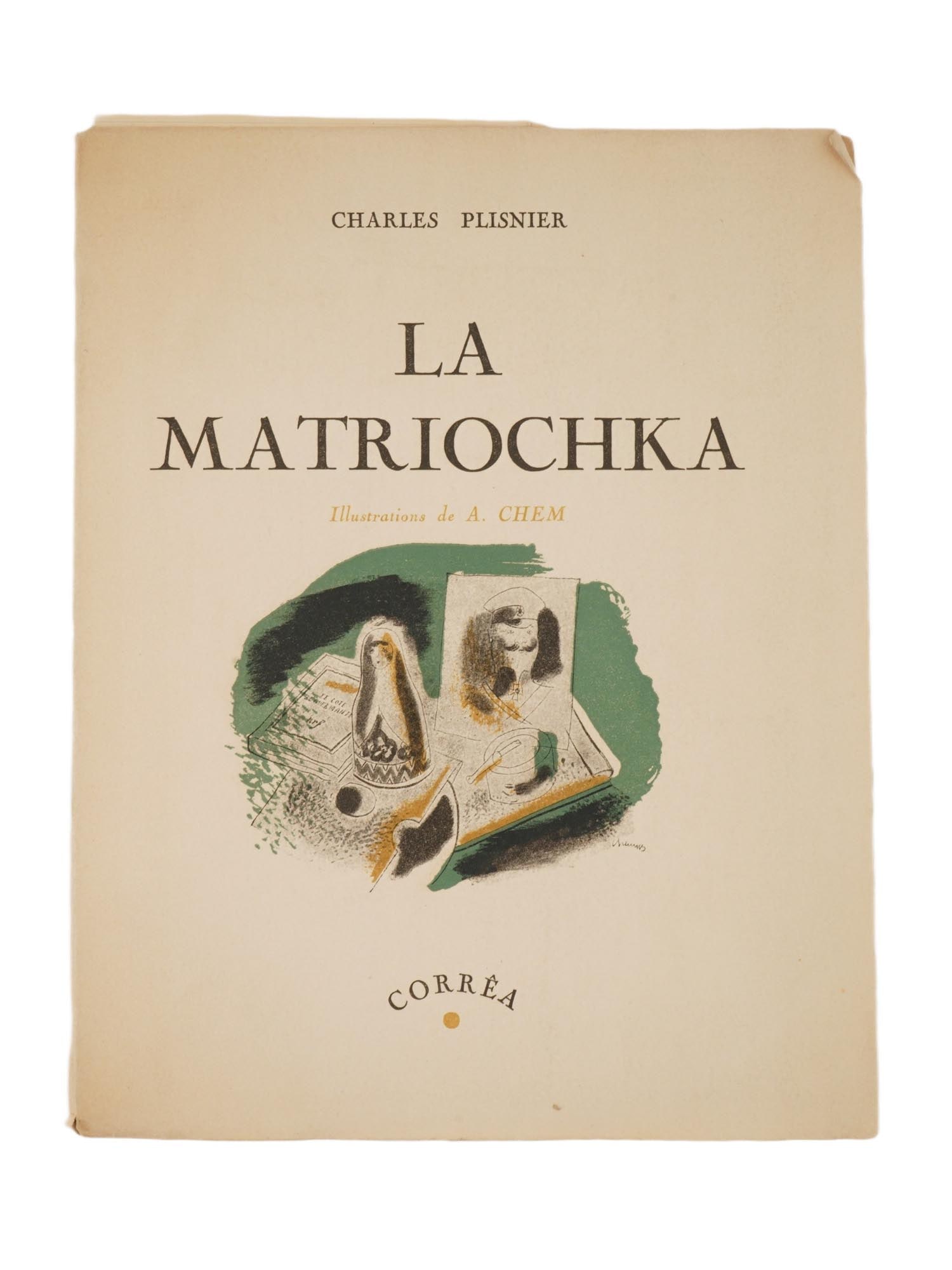 FRENCH NOVEL BOOK LA MATRIOCHKA BY CHARLES PLISNIER (1 of 7)