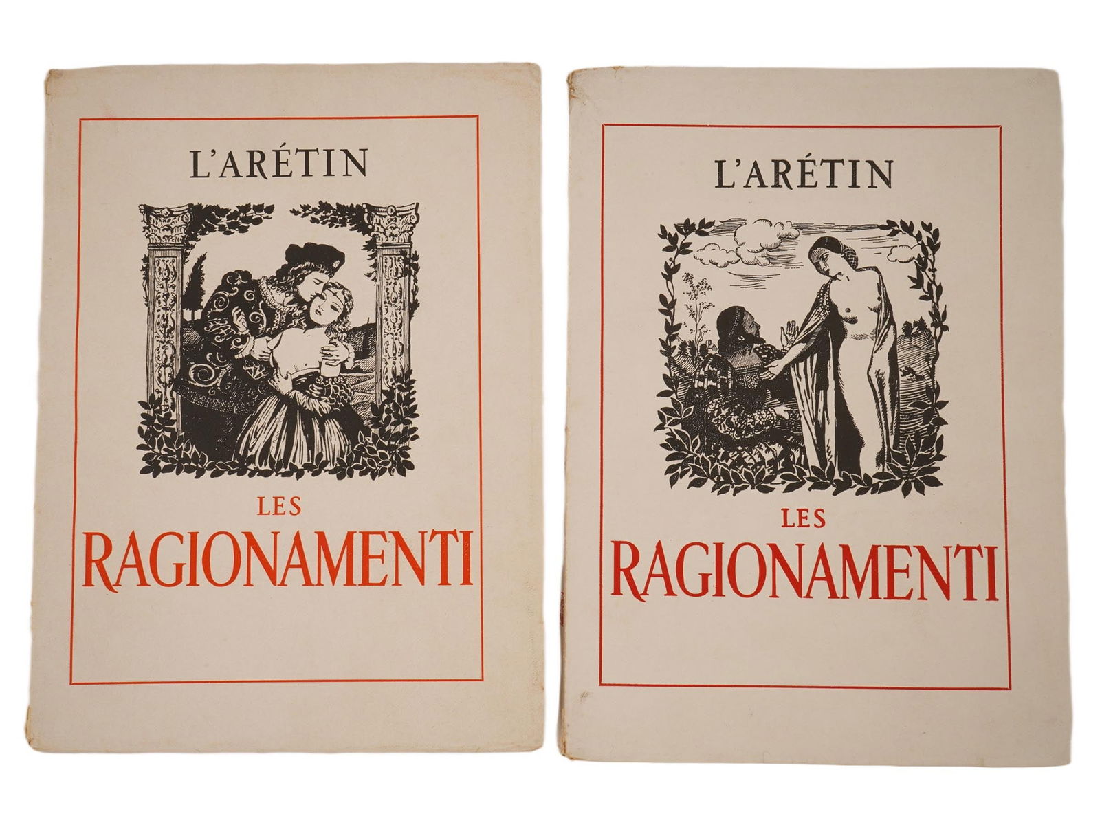 TWO FRENCH VOLUMES BY PIETRO ARETINO W ILLUSTRATIONS (1 of 7)