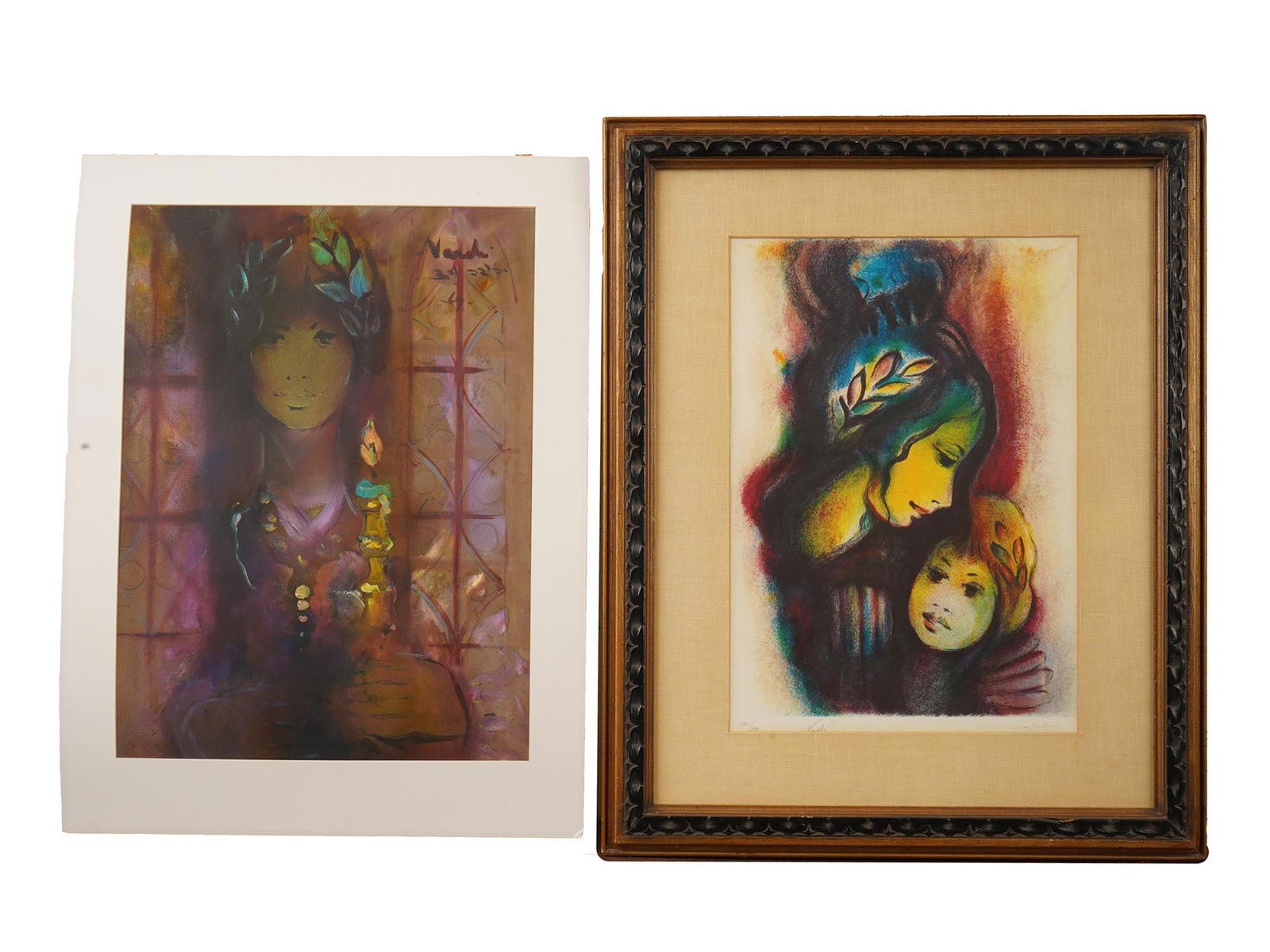 YEHUDA VARDI ACRYLIC PAINTING AND COLOR LITHOGRAPH (1 of 6)