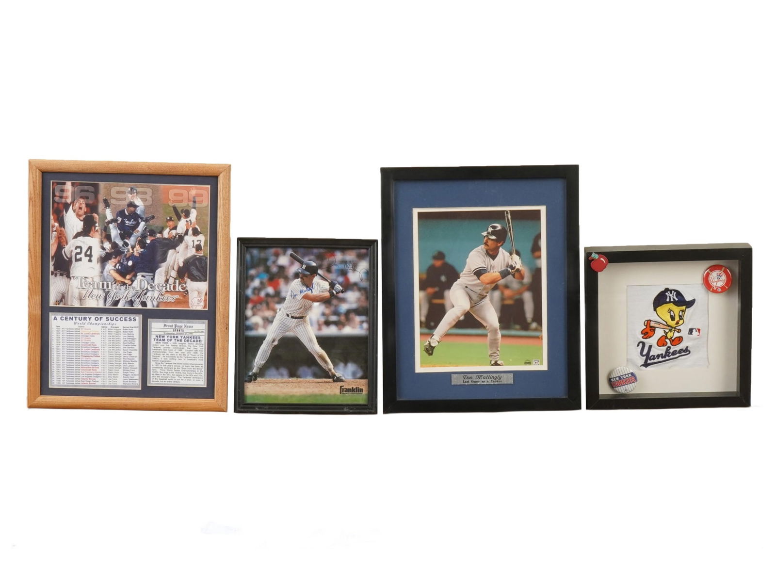 COLLECTION OF NEW YORK YANKEES BASEBALL MEMORABILIA (1 of 12)