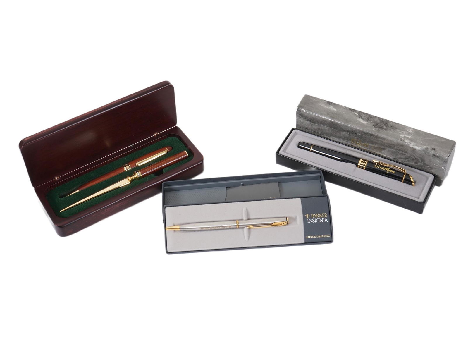 LOT OF PARKER INSIGNIA QUILL 700 SERIES PENS SET IOB (1 of 3)
