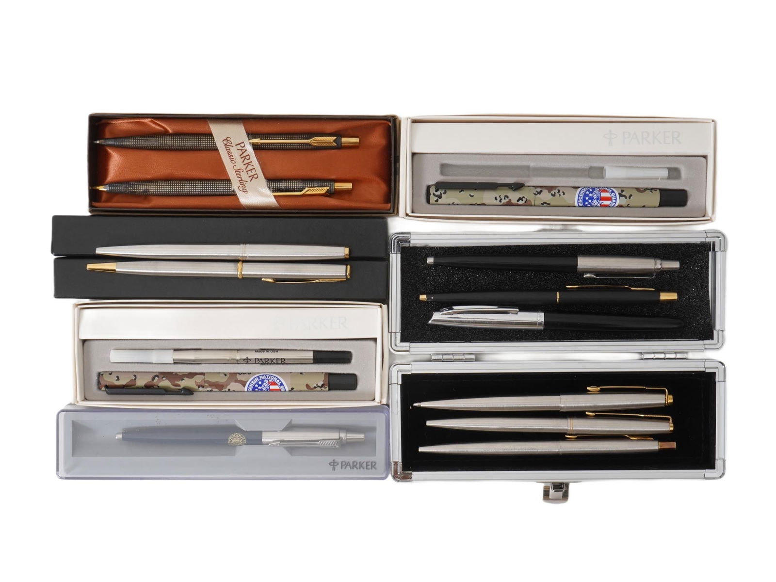 COLLECTION OF PARKER BOXED GIFT SETS OF PENS (1 of 4)