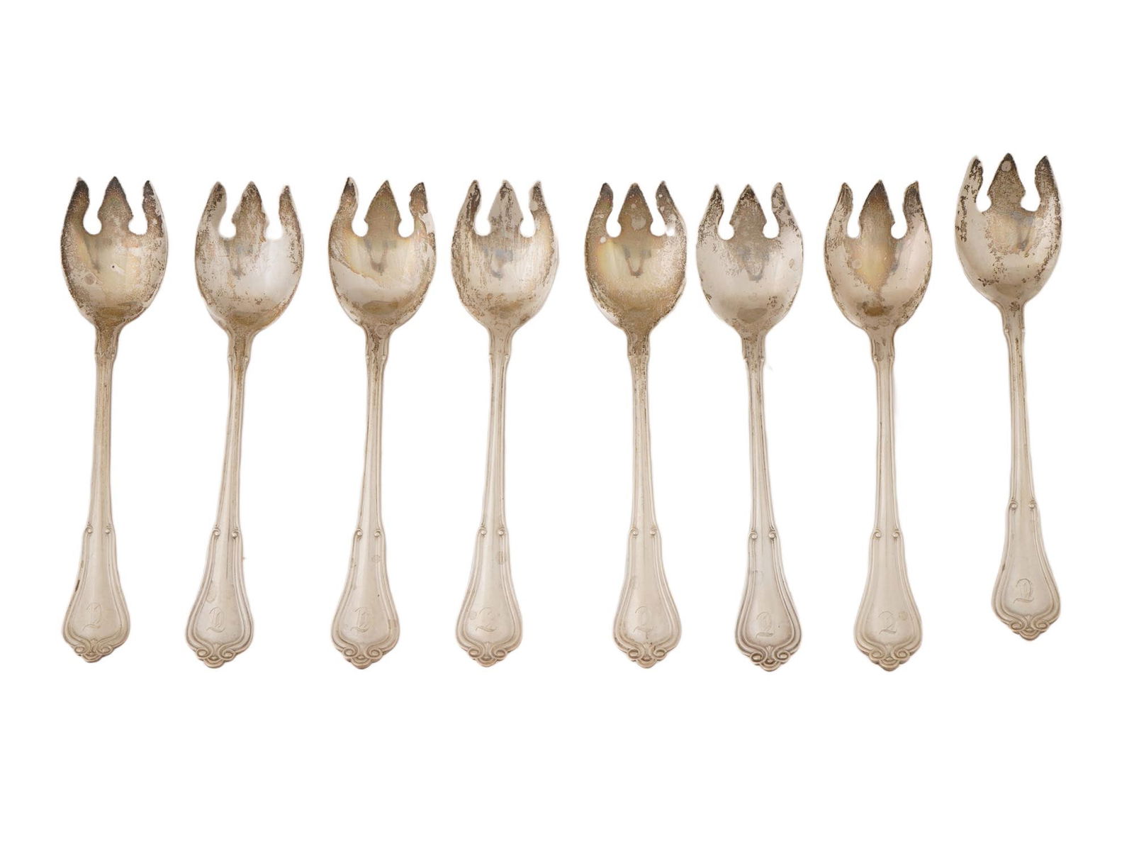 18 ASSORTED STERLING SILVER SERVING CUTLERY ITEMS - 6