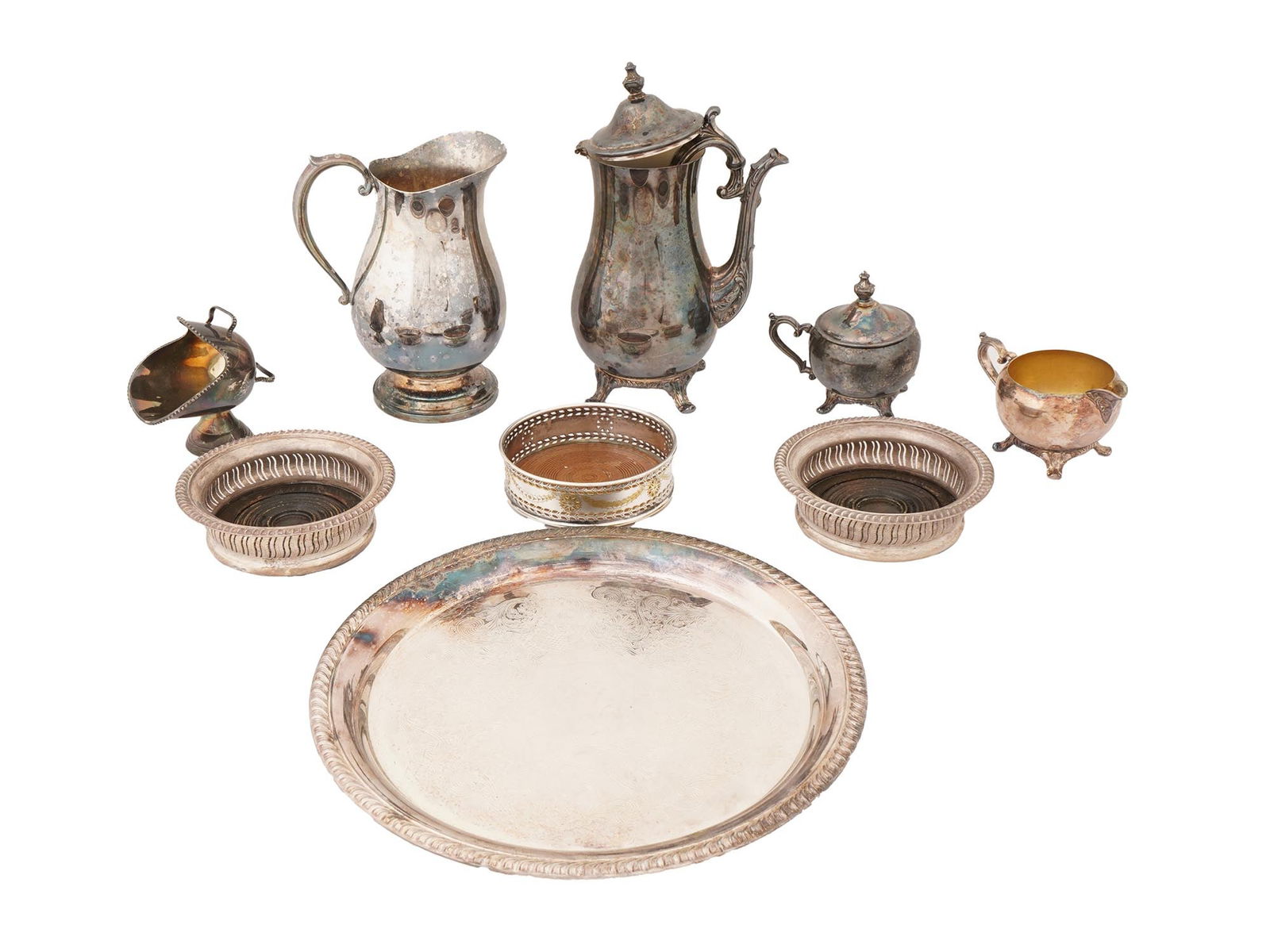 ANTIQUE AND VINTAGE SILVER PLATED TABLEWARES (1 of 11)