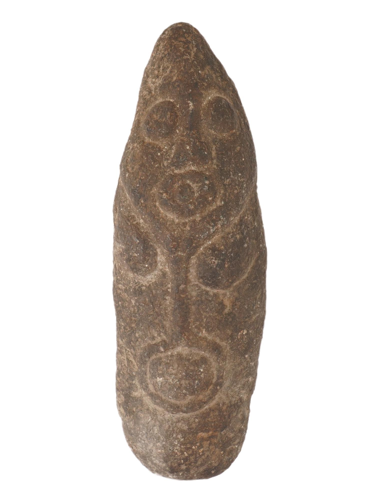 CENTRAL AFRICAN CARVED STONE FIGURE BAMILEKE PEOPLE (1 of 5)