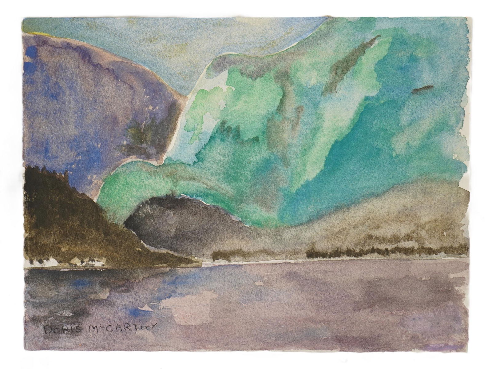 CANADIAN WATERCOLOR PAINTING SIGNED DORIS MCCARTHY (1 of 3)